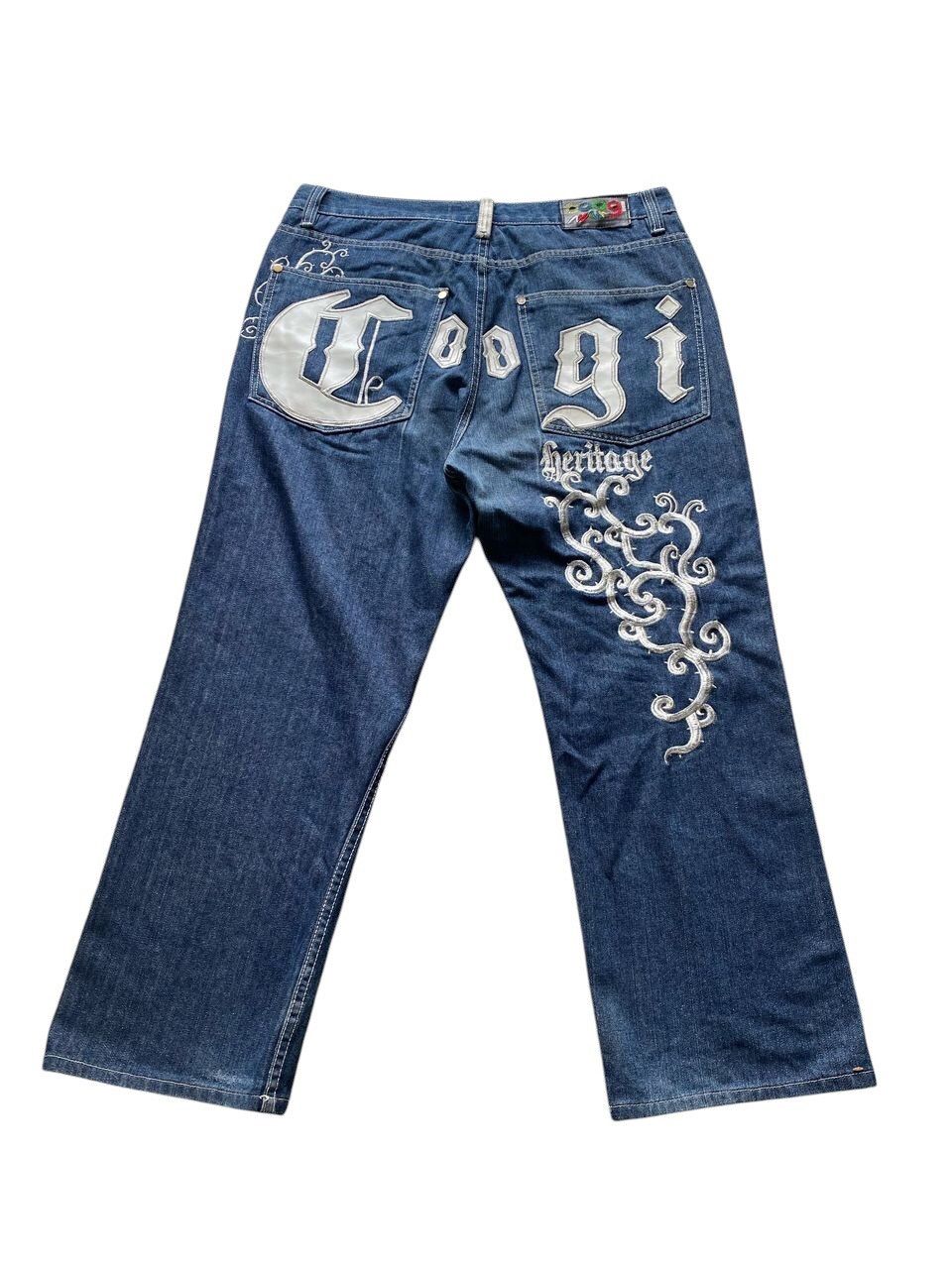 Coogi Coogi Baggy Jeans Embroidered Y2k Rapper Style Size US 36 / EU 52 - 5 Thumbnail