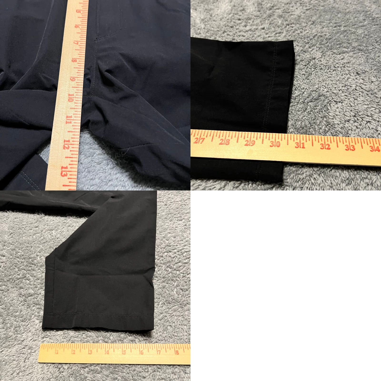 Mountain Hardwear Mountain Hardwear Pants Womens 10 Regular Black Nylon Hiking Ankle 34x30.5 Womens Size 32" / US 10 / IT 46 - 8 Thumbnail