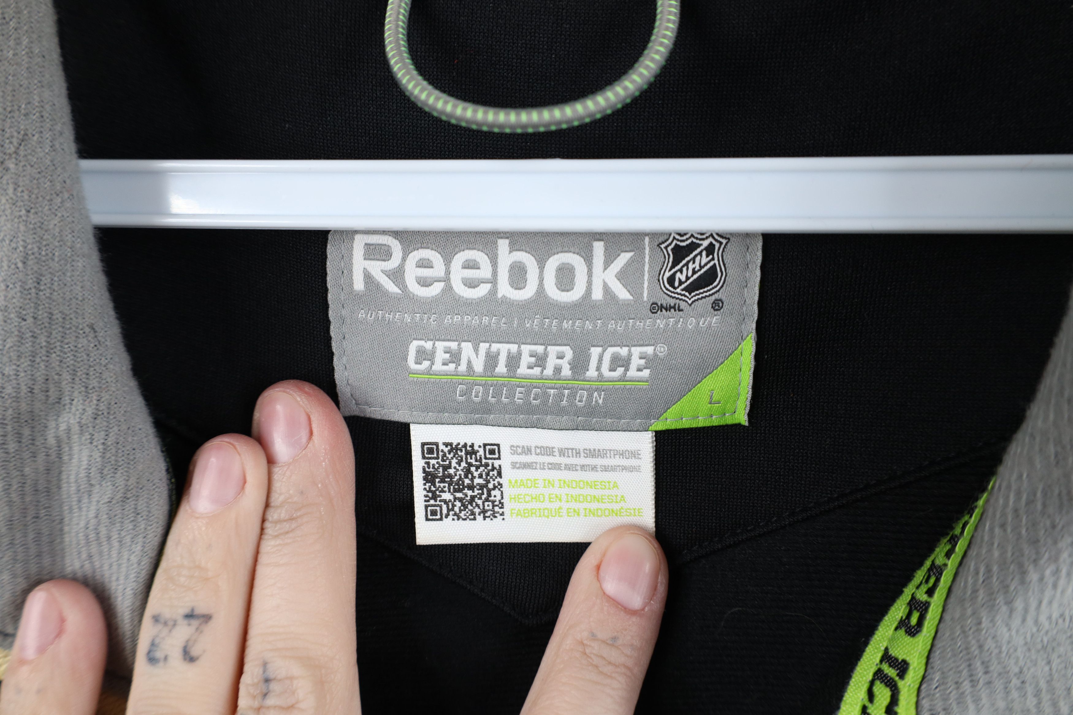 Reebok Reebok Center Ice Penguins Hockey Full Zip Jacket Black Size US L / EU 52-54 / 3 - 10 Thumbnail