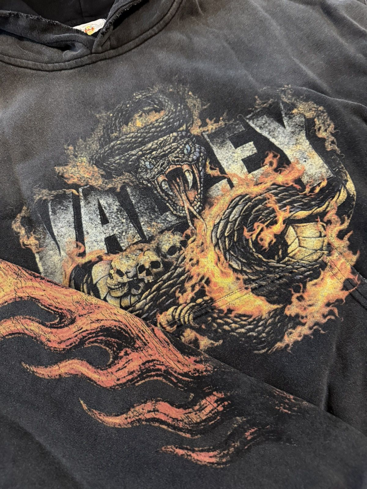 Vale Vale Serpent Orange Pullie Pullover Hoodie Size US S / EU 44-46 / 1 - 2 Thumbnail
