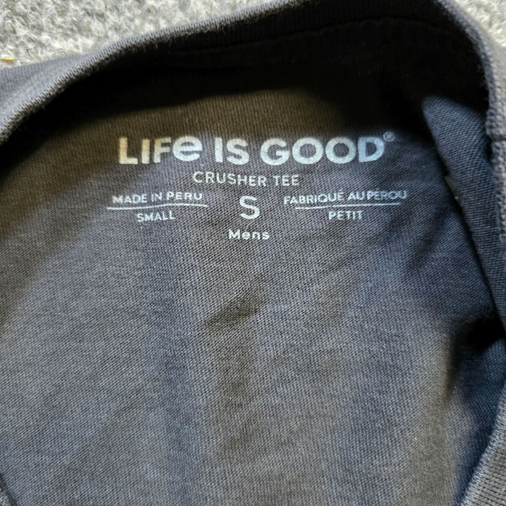 Life is Good Life is Good Shirt Mens S Black Zoom Call Long Sleeve Crew Neck Casual Classic Winter Snowmobiling Graphic Size US S / EU 44-46 / 1 - 3 Thumbnail