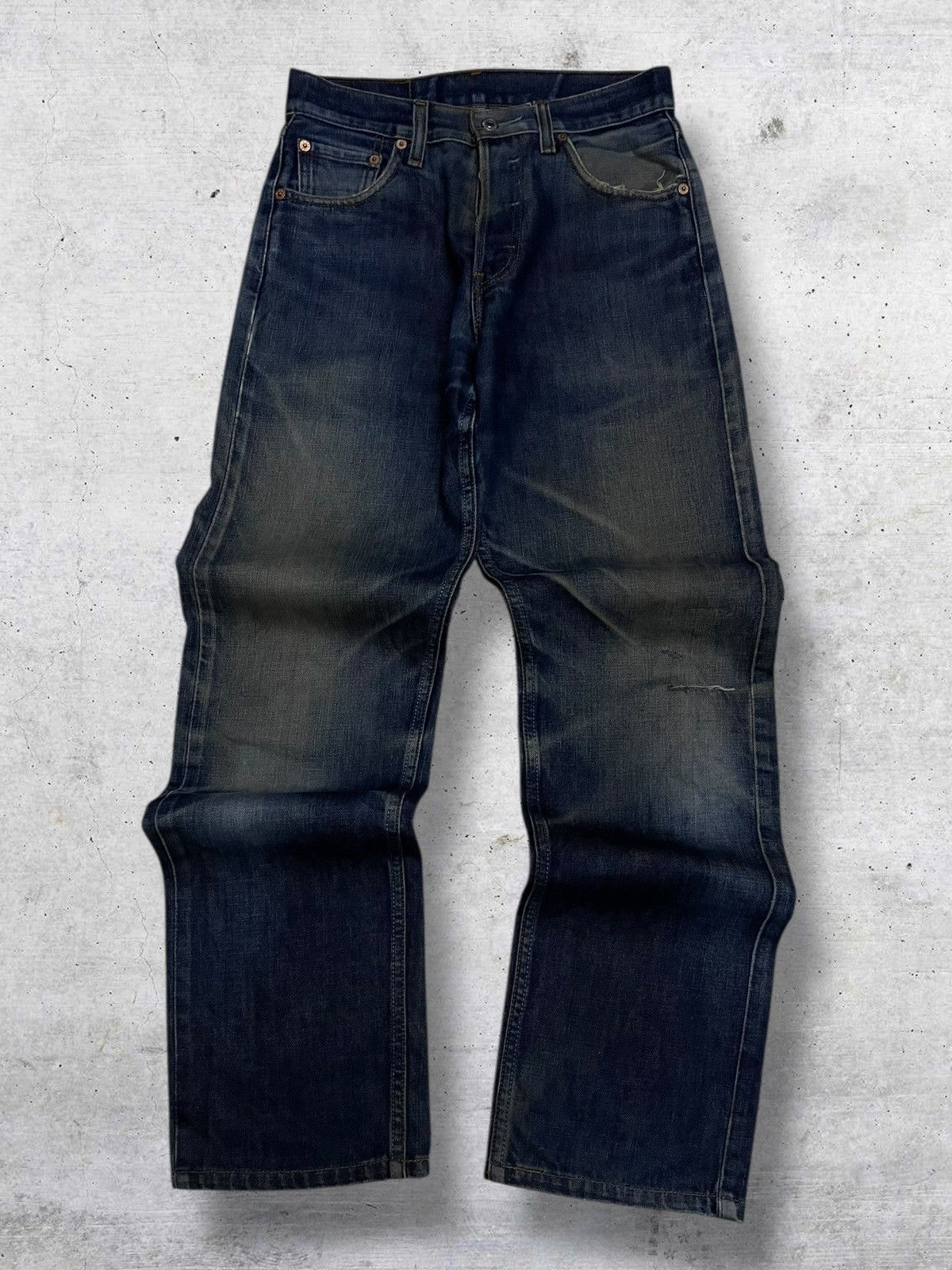 Levi's Vintage Clothing VINTAGE 509 LEVIS USA DESIGNER 90S OLD RIPPED DIRT OG DENIM Size US 27 - 1 Thumbnail