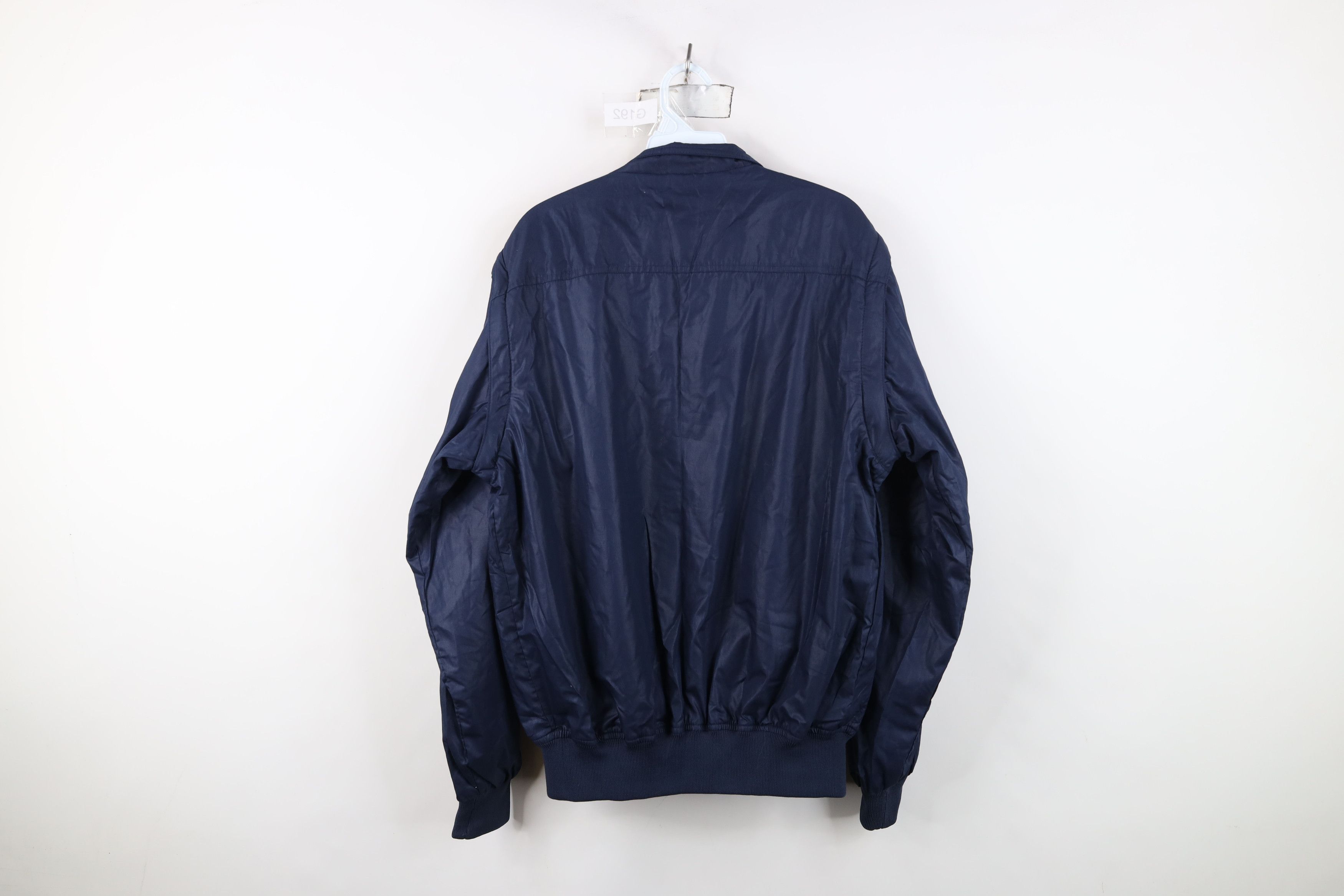 Vintage Deadstock Vintage 80s 90s Streetwear Bomber Jacket Vest Blue Size US M / EU 48-50 / 2 - 12 Thumbnail