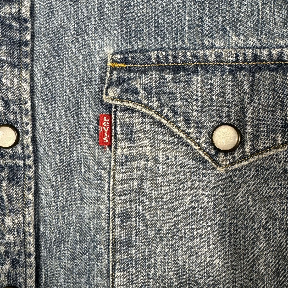 Levi's × Levi's Vintage Clothing Levis Slim Fit Button Up Jeans Shirt Size US M / EU 48-50 / 2 - 4 Thumbnail