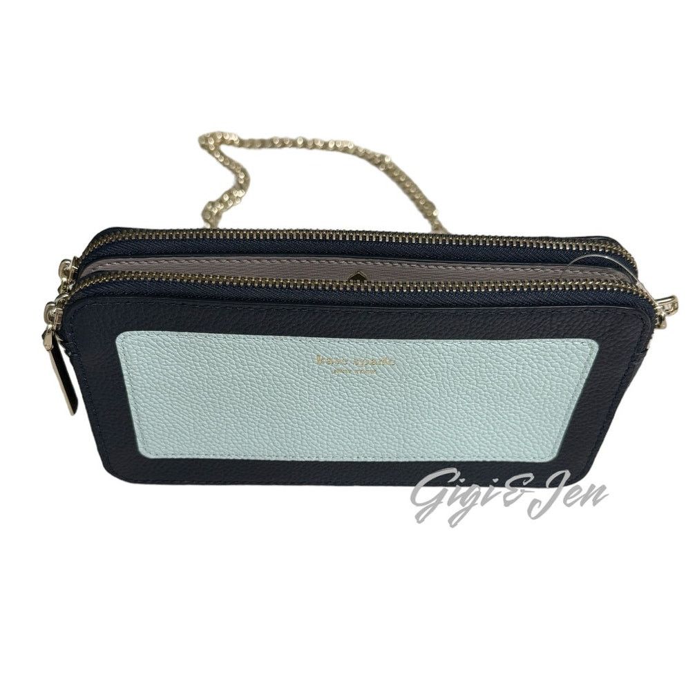 Kate Spade Kate Spade Margaux Double Zip Leather Mini Crossbody Size ONE SIZE - 8 Thumbnail