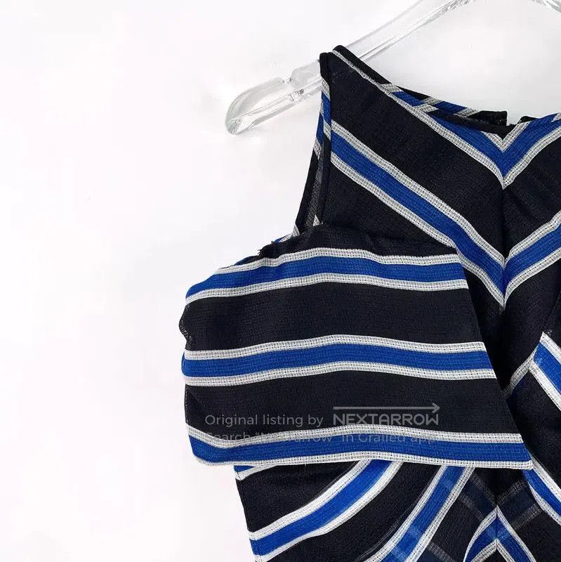 Fendi Fendi Color Block Silk Dress in Size S . Size S / US 4 / IT 40 - 3 Thumbnail