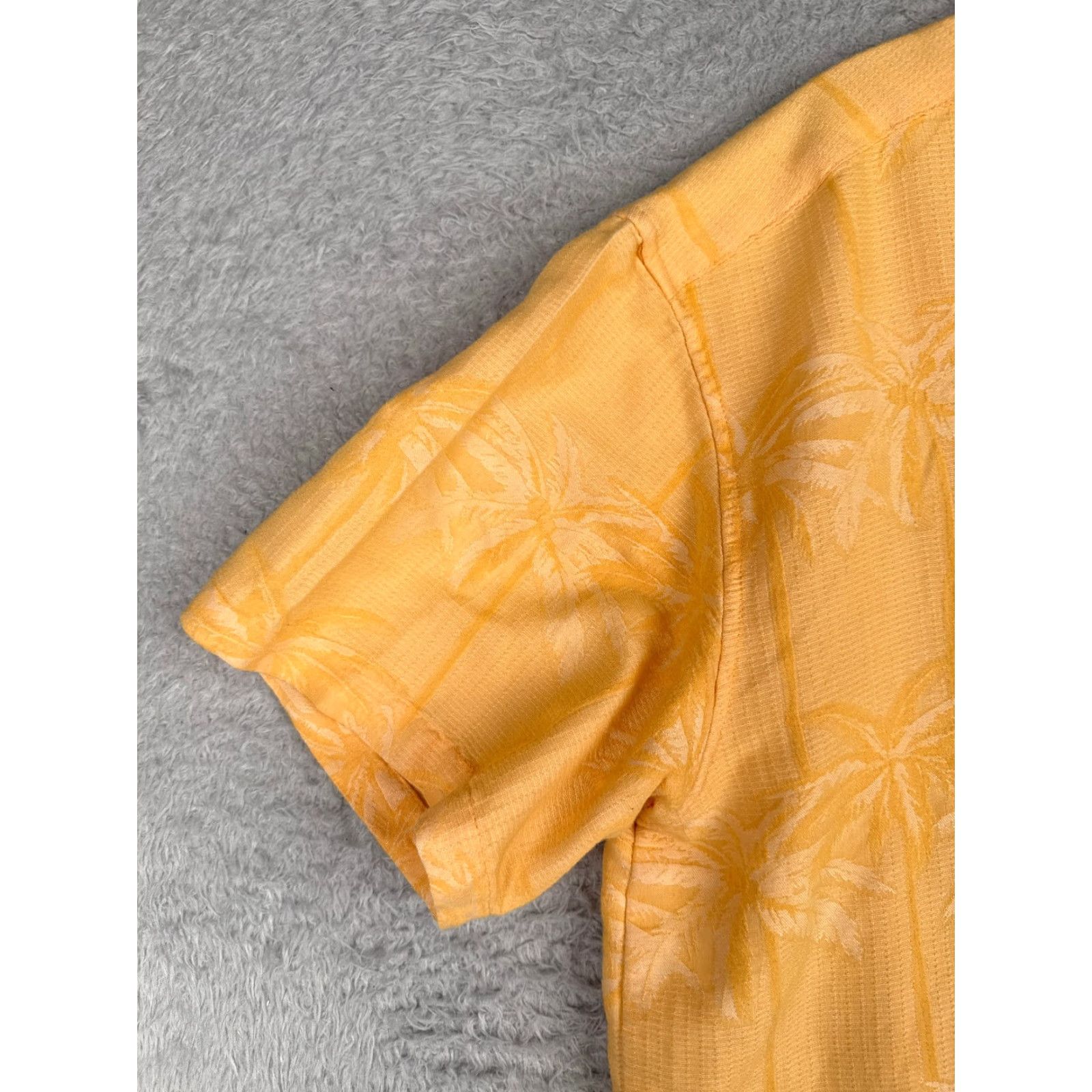 Vintage St. John's Bay Shirt Men Large Orange Palm Tree Hawaiian Rayon Blend Embroidered Button-Up Size US L / EU 52-54 / 3 - 3 Thumbnail