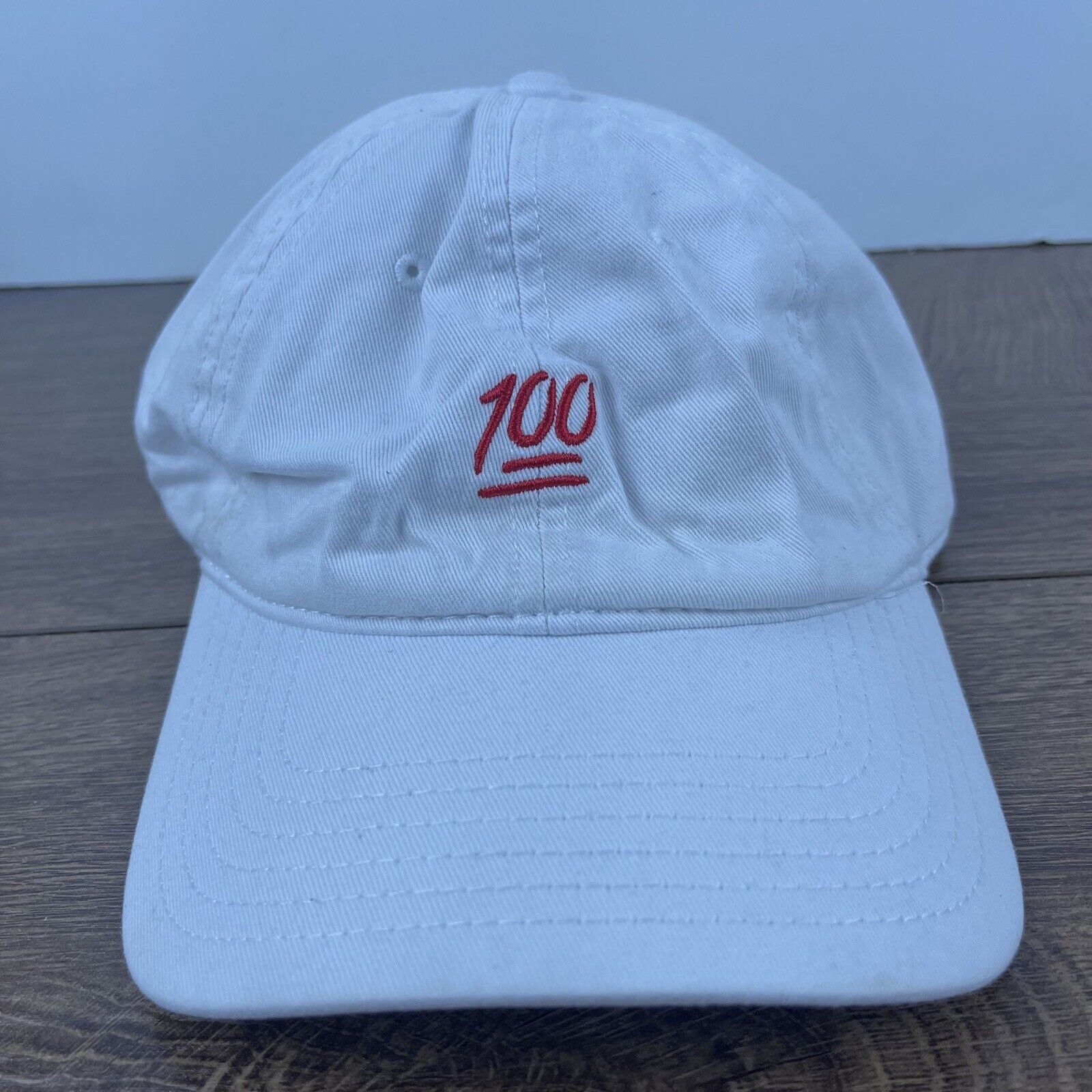 Other 100 Hat One Hundred Hat Adjustable Hat White Adjustable Hat Size ONE SIZE - 1 Thumbnail