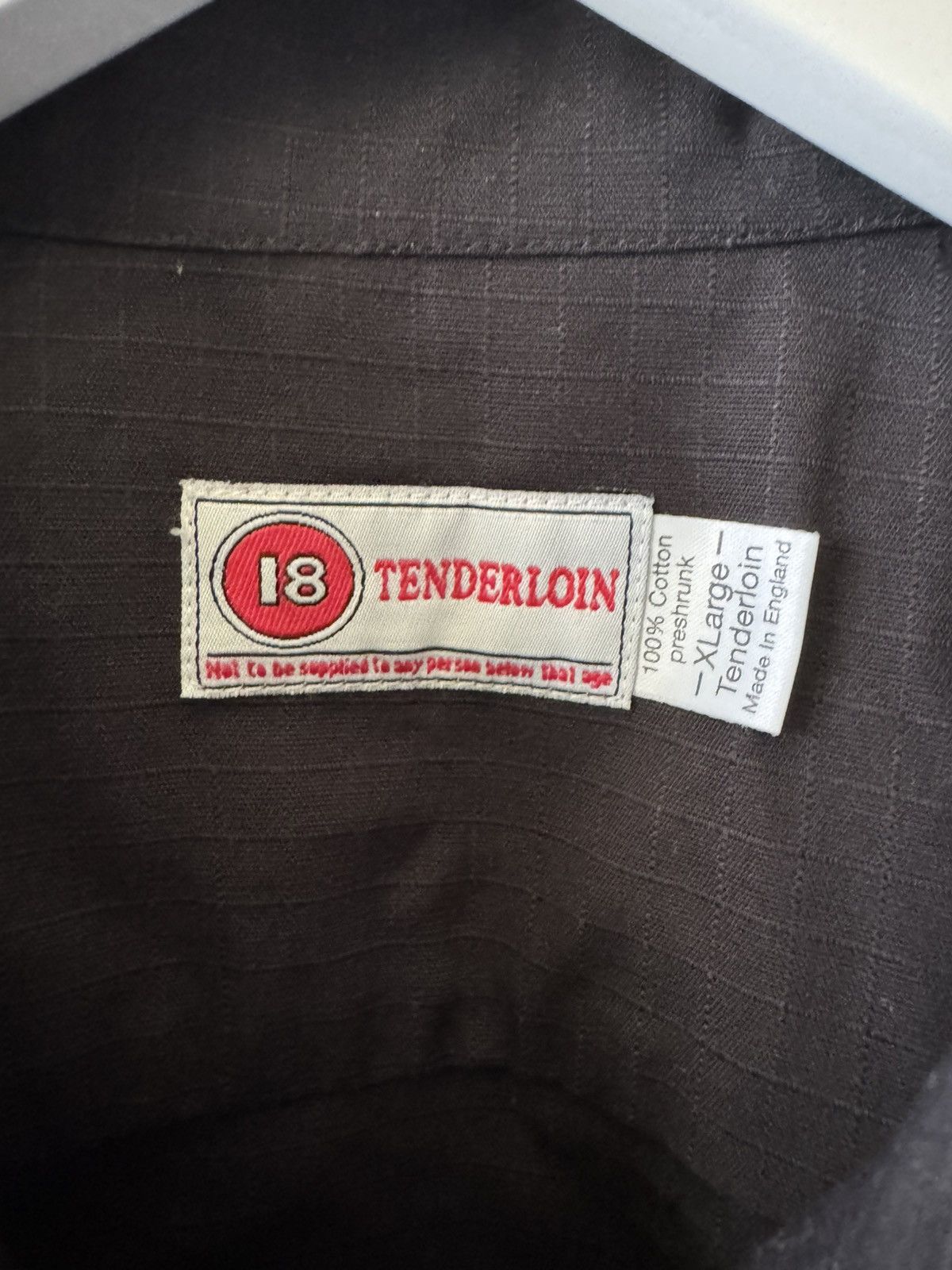 Tenderloin Y2K Tenderloin Zip Up Short Sleeve Ripstop Shirt Size US XL / EU 56 / 4 - 2 Thumbnail