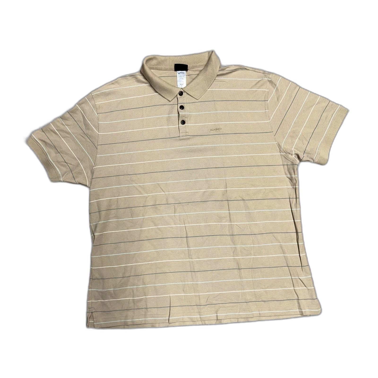 Patagonia Patagonia Brown Polo Shirt Organic Cotton XL Size US XL / EU 56 / 4 - 1 Thumbnail