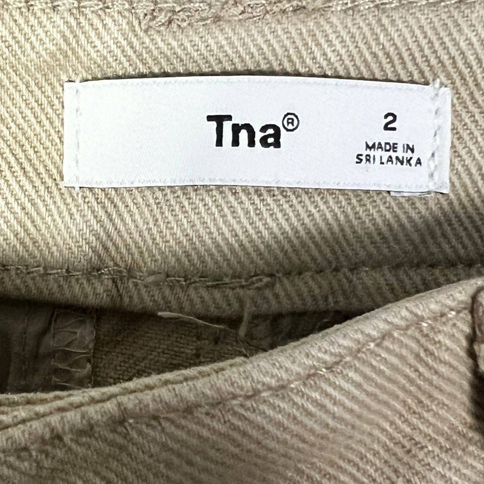 Aritzia Aritzia Tna Size 2 Khaki Cargo Pants Casual Utility 26x26 Size 26" / US 2 / IT 38 - 6 Thumbnail