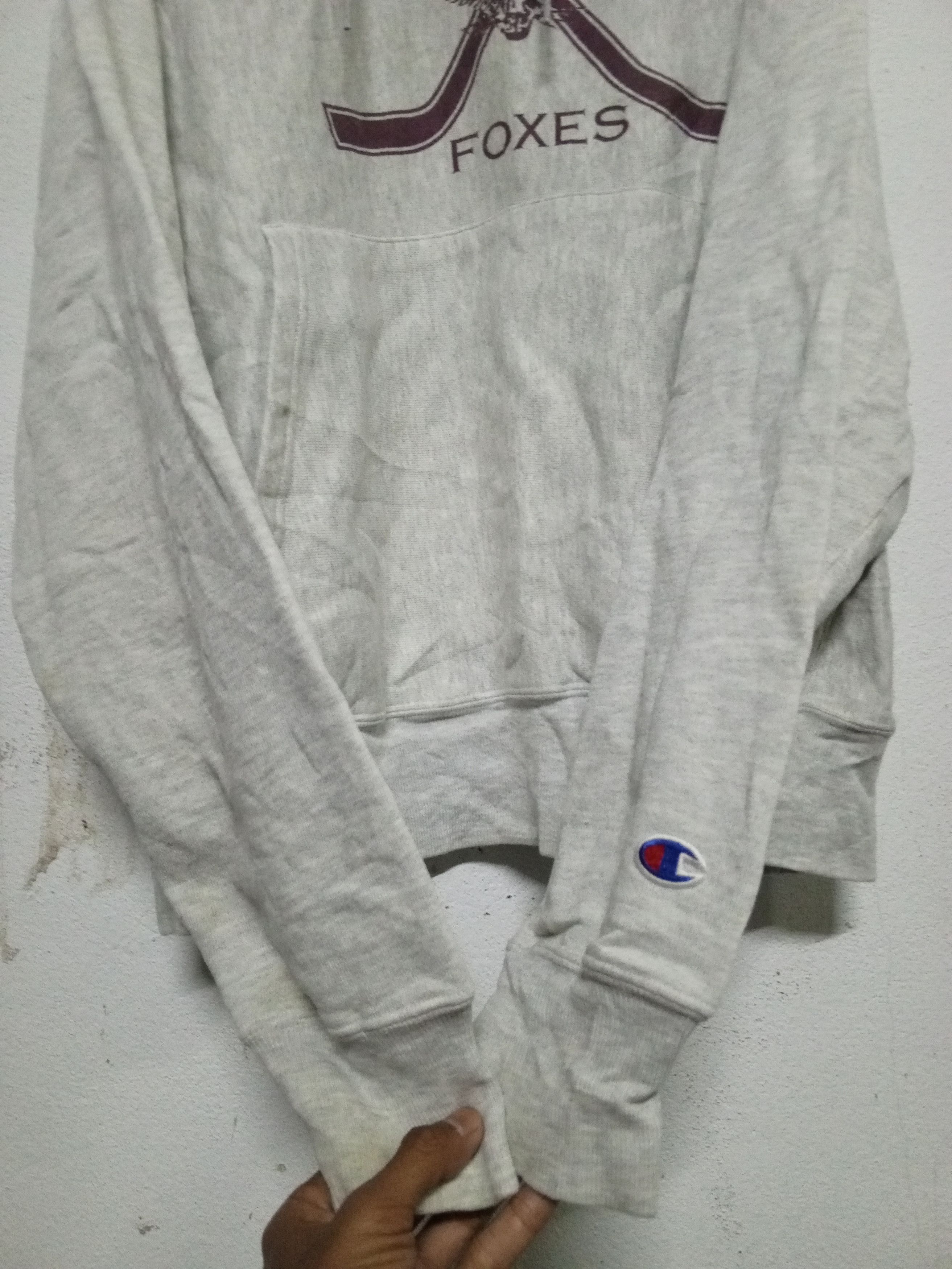 Champion vtg hoddies♨️E.H.C FOXES CHAMPION Size US XXL / EU 58 / 5 - 6 Thumbnail
