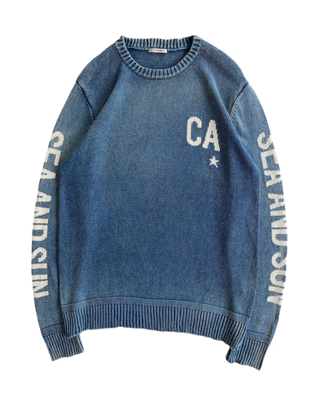 Japanese Brand Vintage Bayflow "Sea and Sun" knitted Jumper Sweater Size US M / EU 48-50 / 2 - 3 Thumbnail