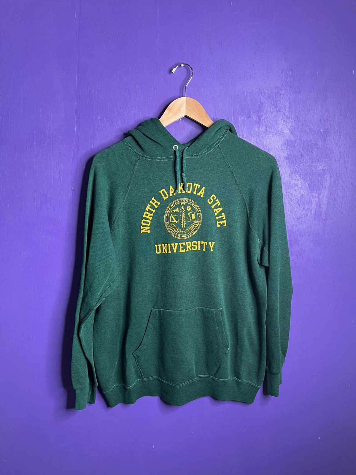Champion × Vintage Vintage 70s Champion North Dakota state hoodie Size US M / EU 48-50 / 2 - 1 Thumbnail