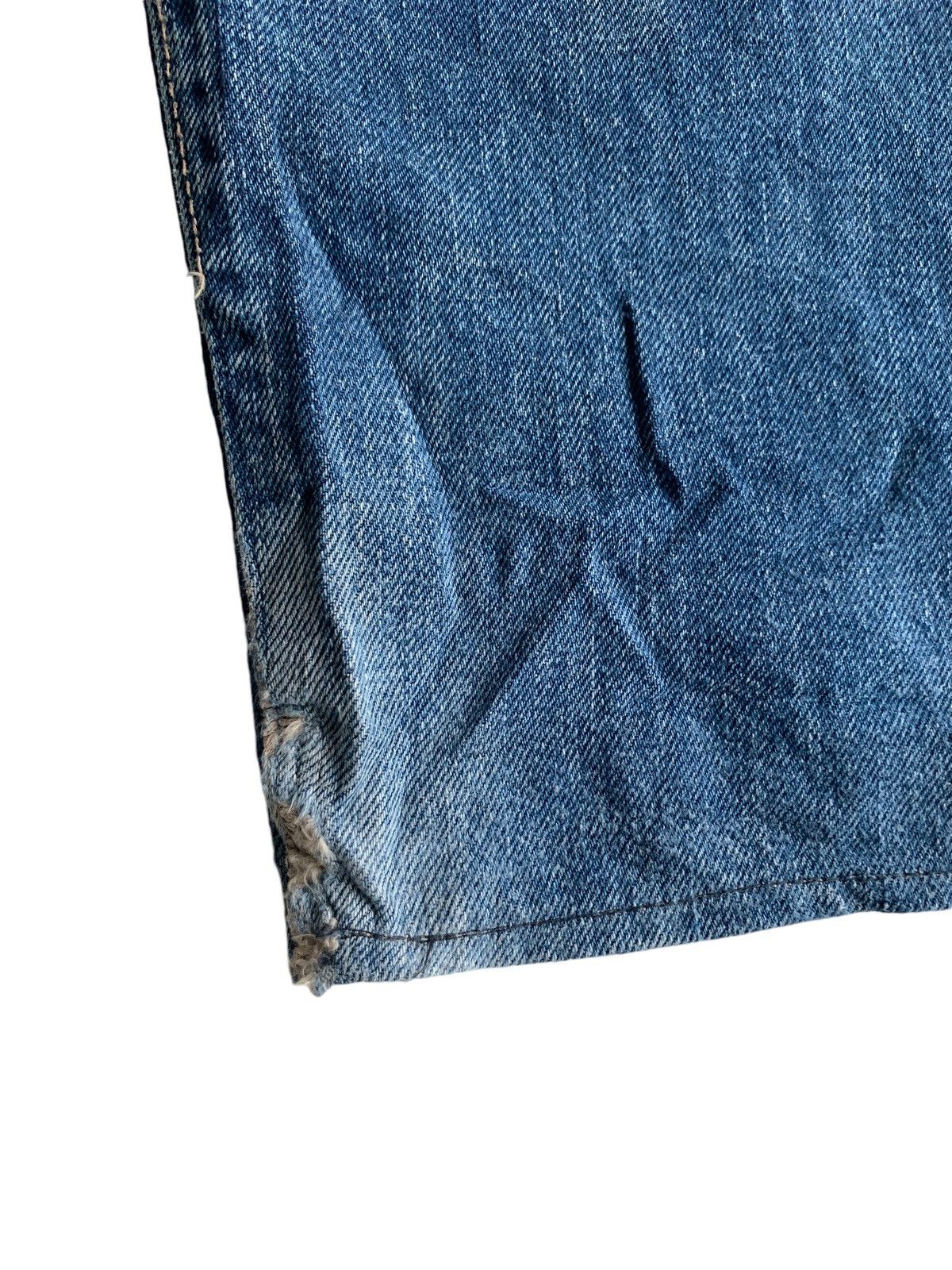 Japanese Brand × Jean Vintage Hr Market Button Fly Selvedge Distressed Denim Size US 30 / EU 46 - 10 Thumbnail