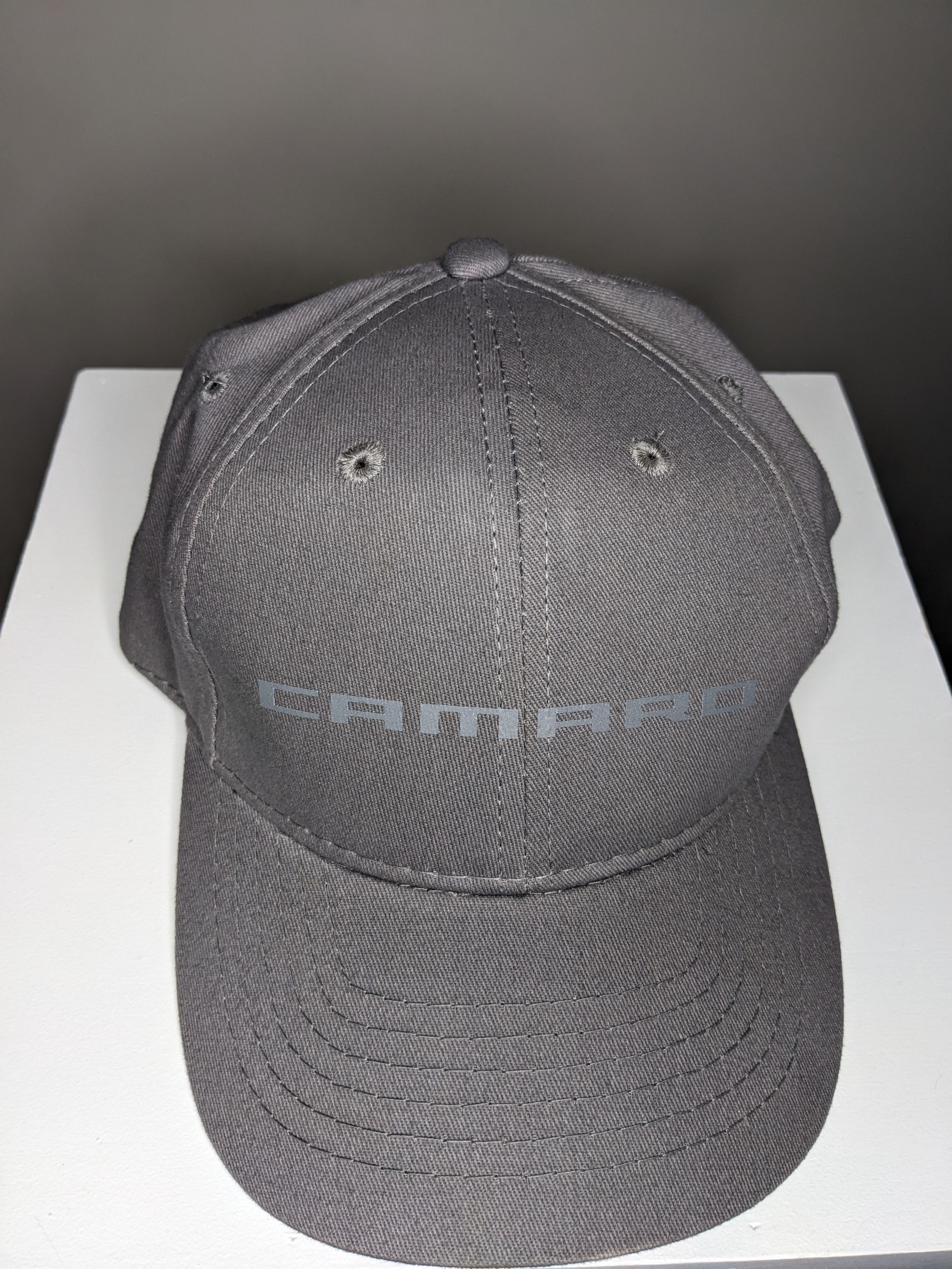 Chevrolet Chevrolet Camero Strapback Hat Adult OS Grey Graphic Cap Size ONE SIZE - 7 Thumbnail