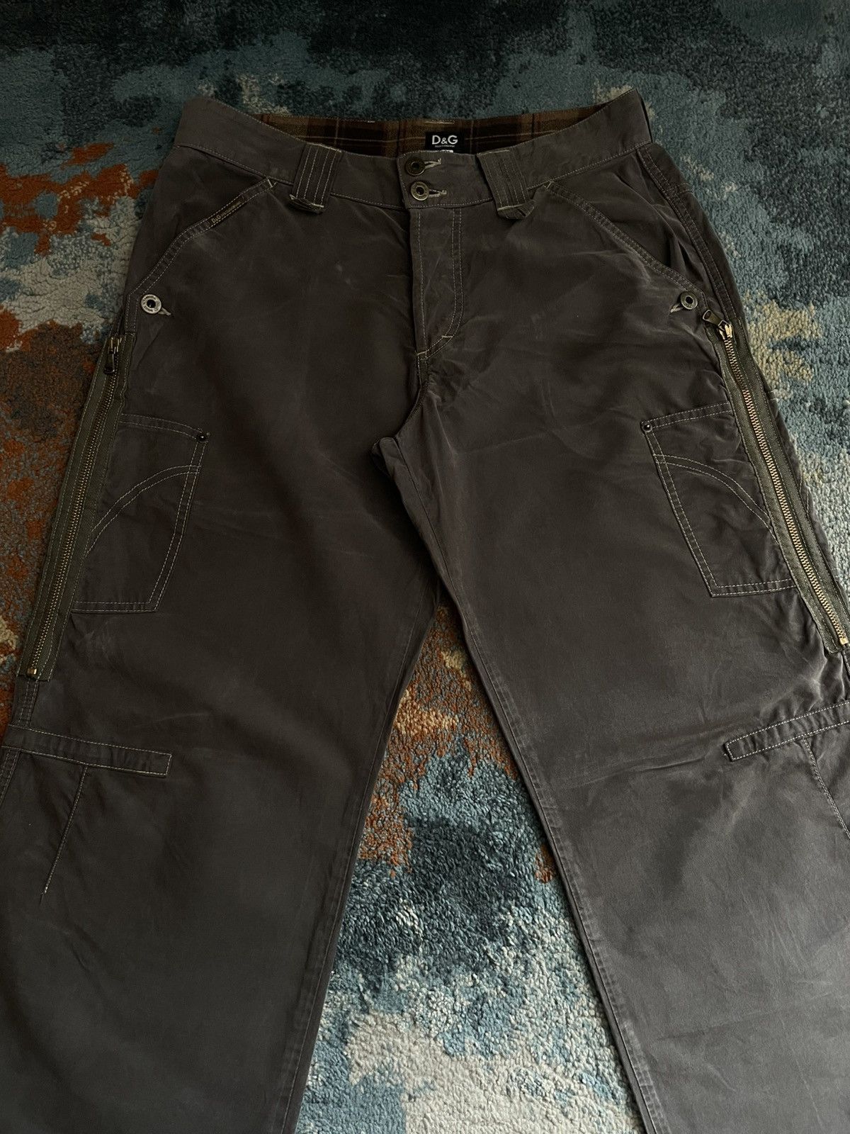 Dolce & Gabbana Dolce Gabbana Archival Multipocket Cargo Military Pants Size US 36 / EU 52 - 4 Thumbnail