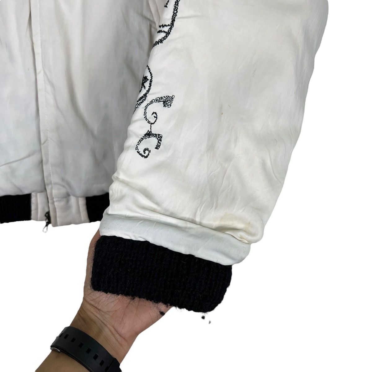 Japanese Brand 🔥 REBIRTH EMBROIDERY BOMBER JACKET MADE IN JAPAN Size US S / EU 44-46 / 1 - 14 Thumbnail
