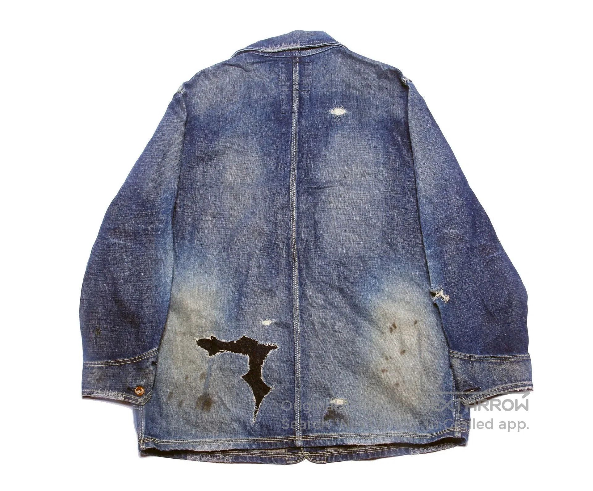 Neighborhood Distressed Blue Denim Jacket Size M. Size US M / EU 48-50 / 2 - 2 Thumbnail