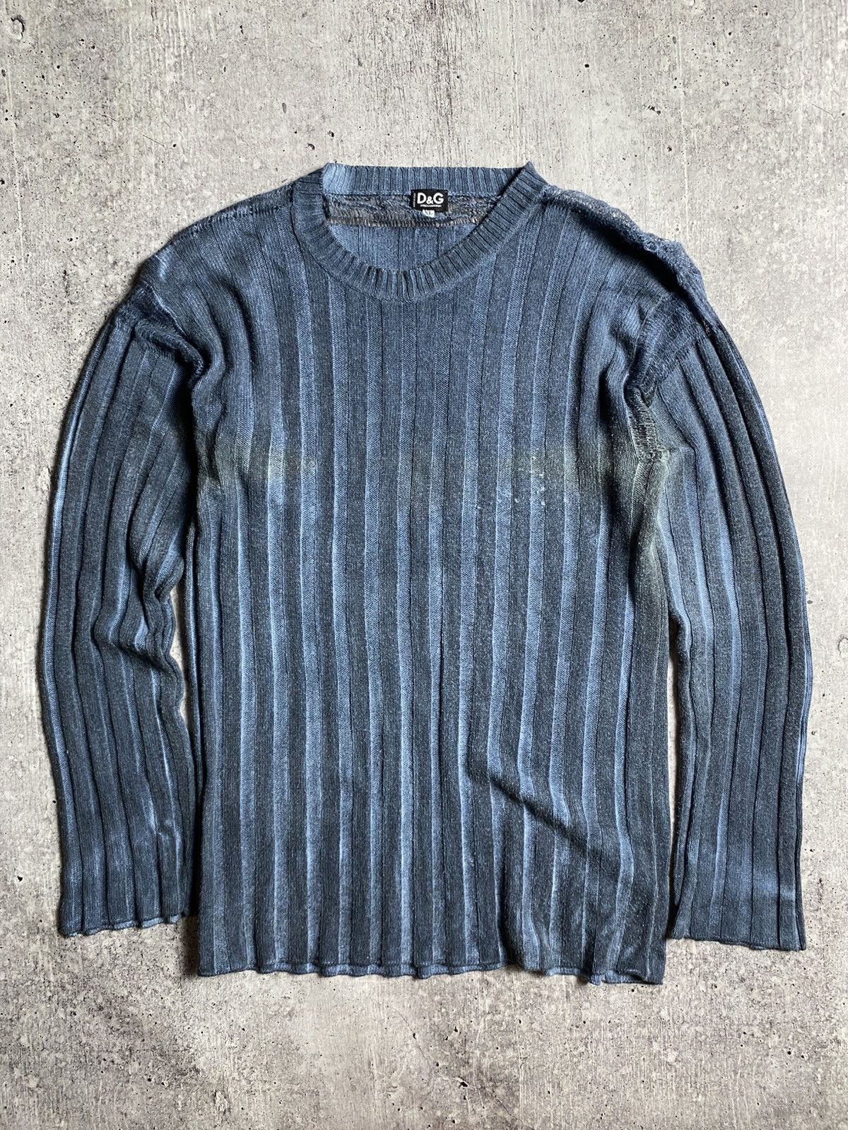 Dolce & Gabbana Vintage Dolce Gabbana Avant Garde Net Sweater Size US XL / EU 56 / 4 - 1 Thumbnail