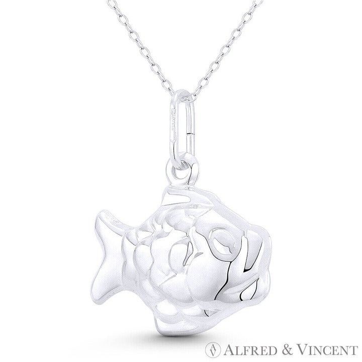 Other Goldfish Sealife Fish Charm Hollow 3D Pendant Size ONE SIZE - 1 Preview
