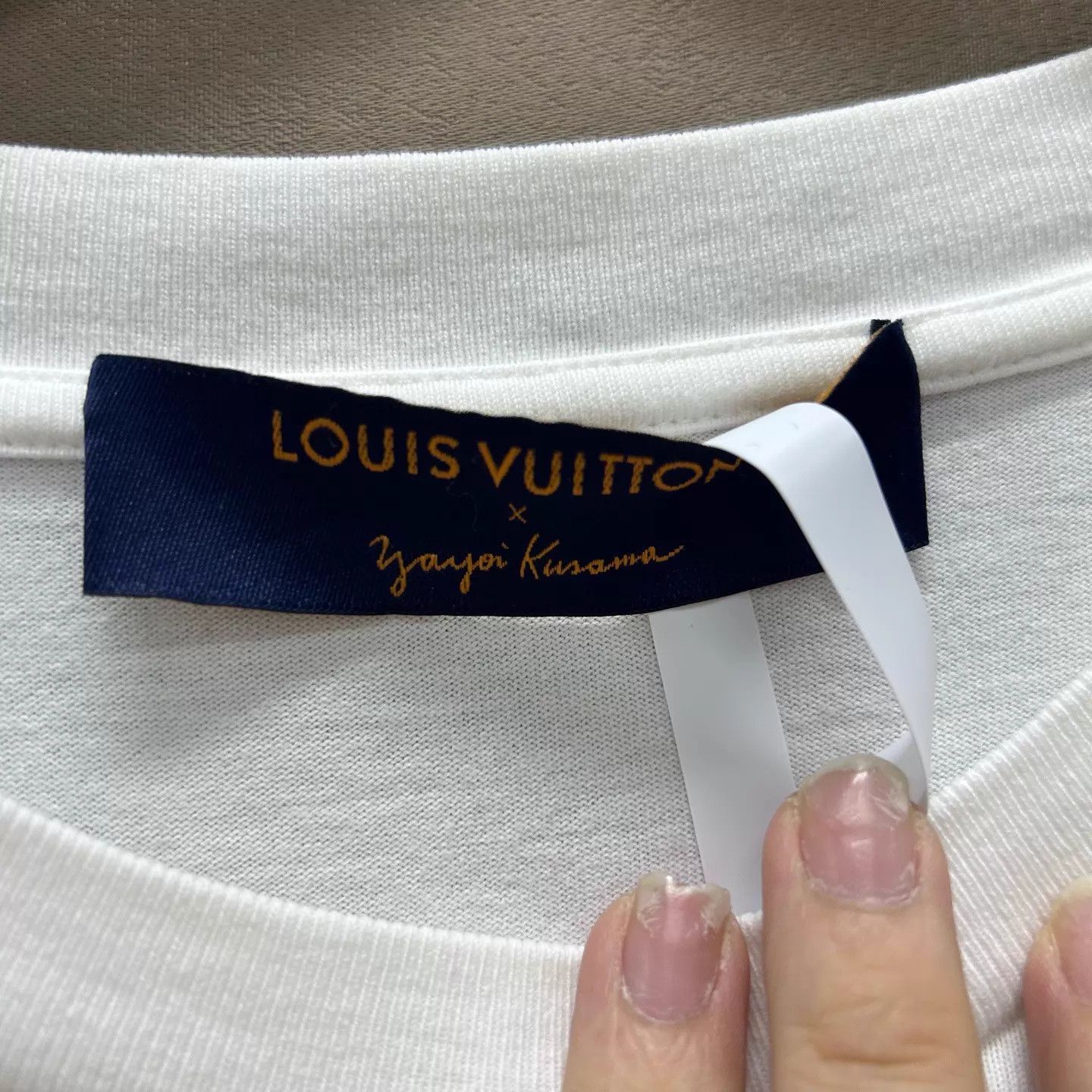Louis Vuitton LV x Yayoi Kusama 99new SS23 White Pumpkin Logo SS Tee S Size US S / EU 44-46 / 1 - 3 Thumbnail