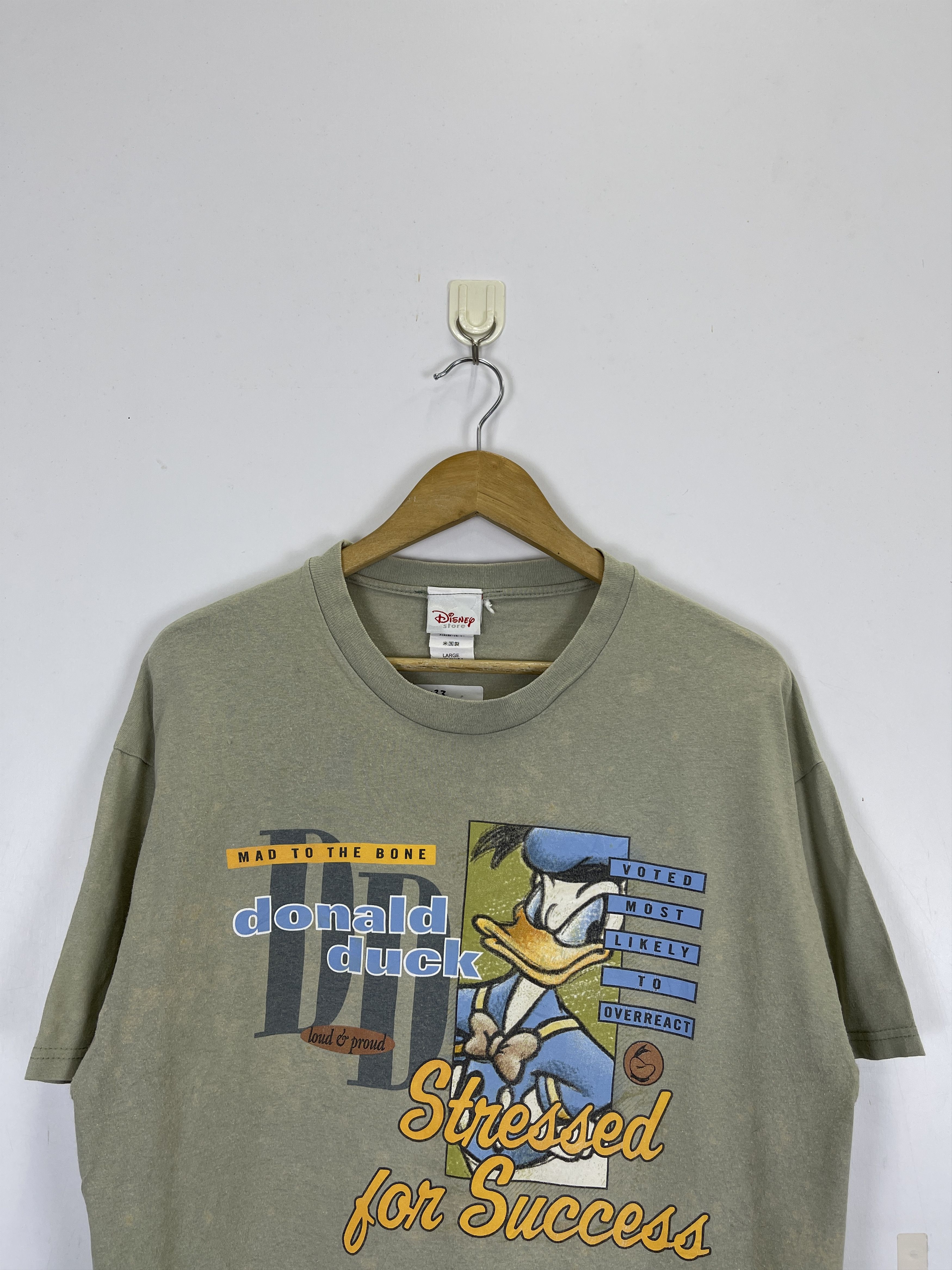 Disney Vintage 90s Disney Donald Duck T-Shirt TA0433 Size US L / EU 52-54 / 3 - 2 Thumbnail