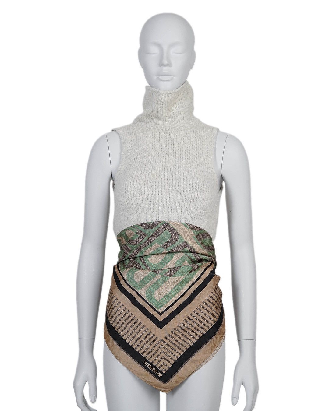 Dirk Bikkembergs Dirk Bikkembergs F/W2003 Turtle Neck Sleeveless Top Size M / US 6-8 / IT 42-44 - 1 Thumbnail