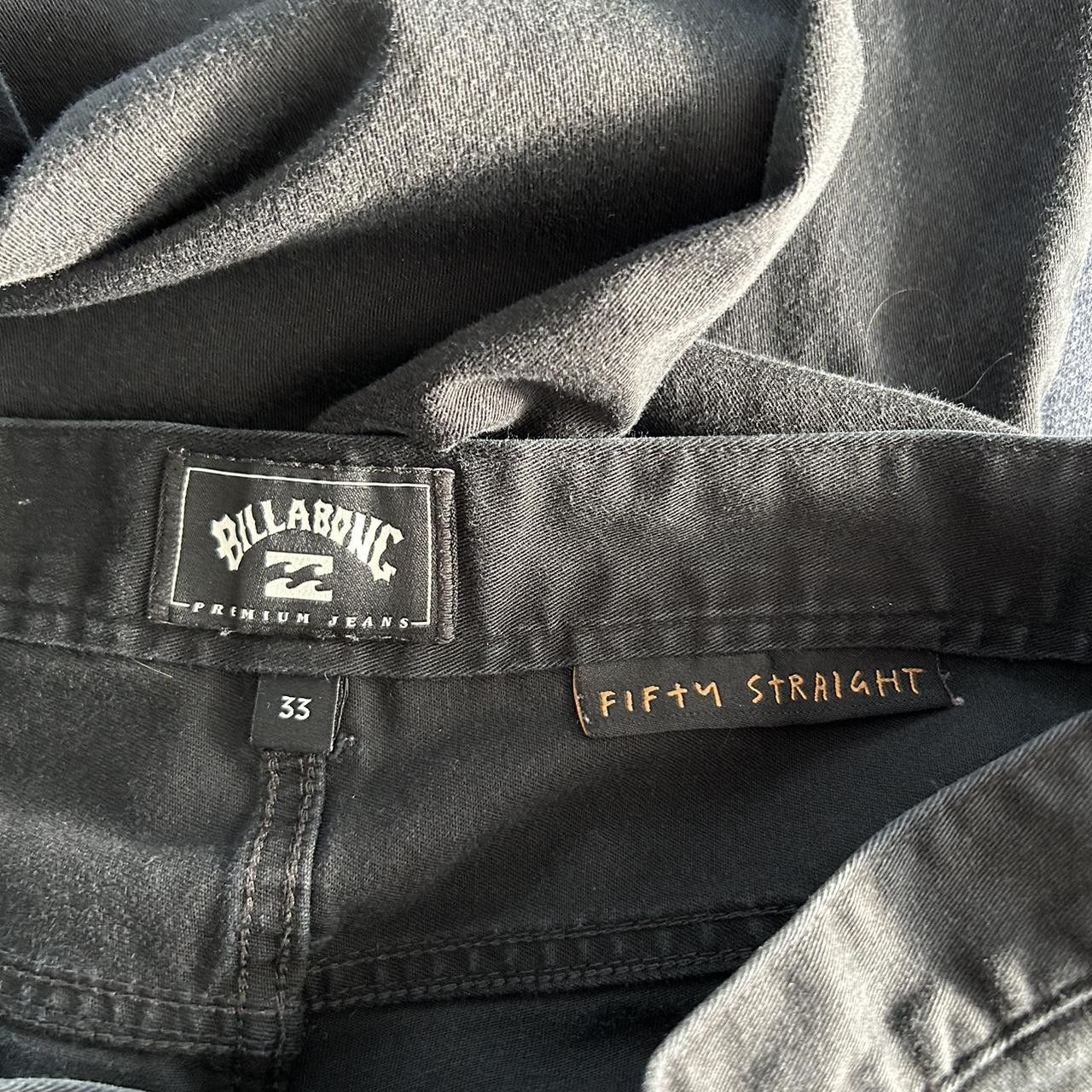 Billabong Billabong Fifty Straight Jeans - 33x30 Size US 33 - 4 Thumbnail