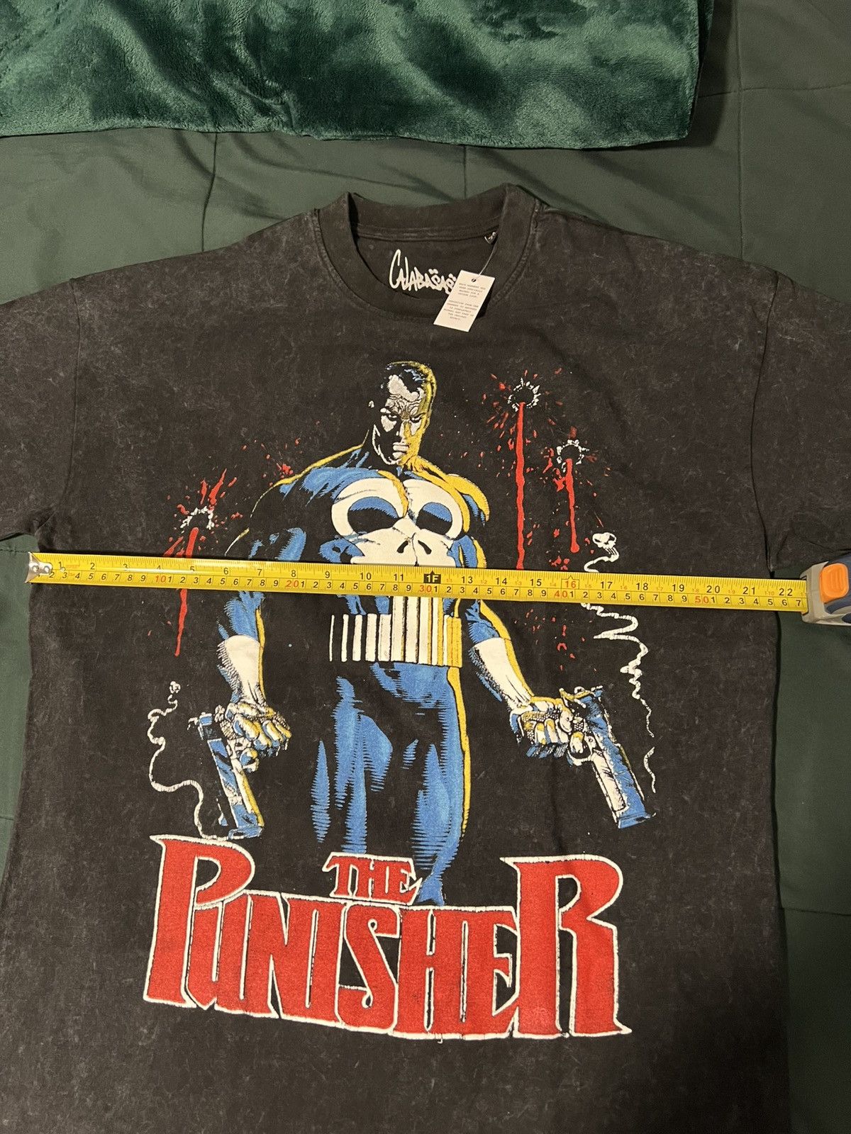 Sergio Calabasas Punisher Marvel Tee in Black, Men's — image 5 of 6