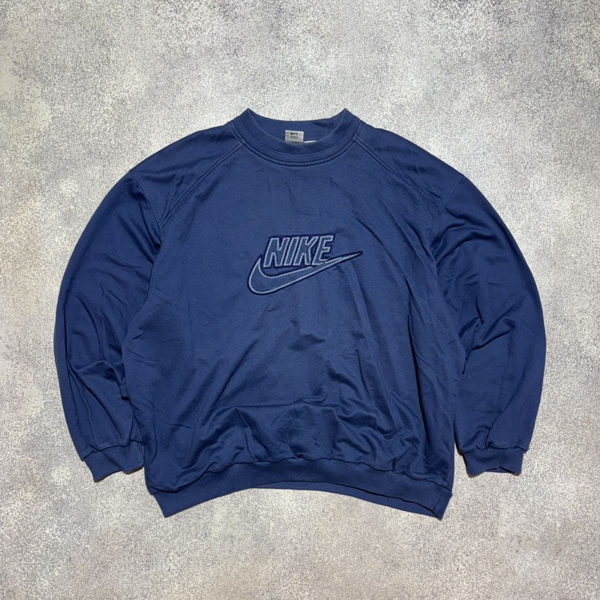 Nike × Vintage Nike Vintage Sweatshirt Baggy Y2K size XXL Size US XL / EU 56 / 4 - 2 Thumbnail