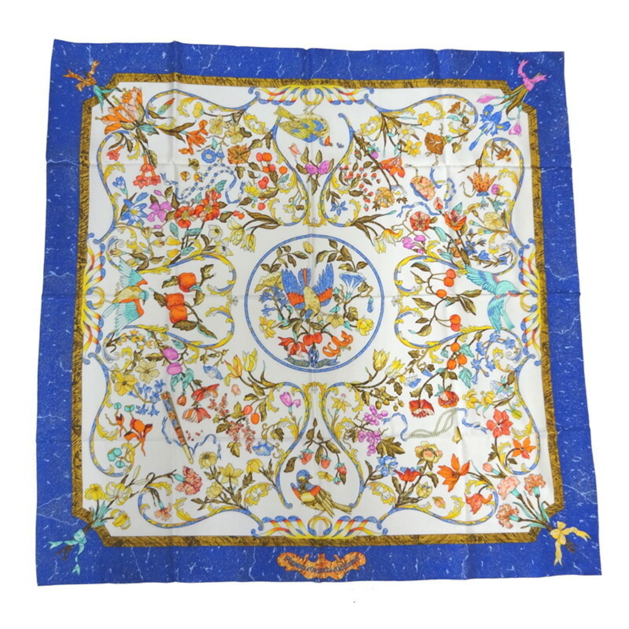 image of Hermes Carre 90 Pierres D’ Orient Et Occident Oriental Stone And Western Stonework Women’S Scarf Mu