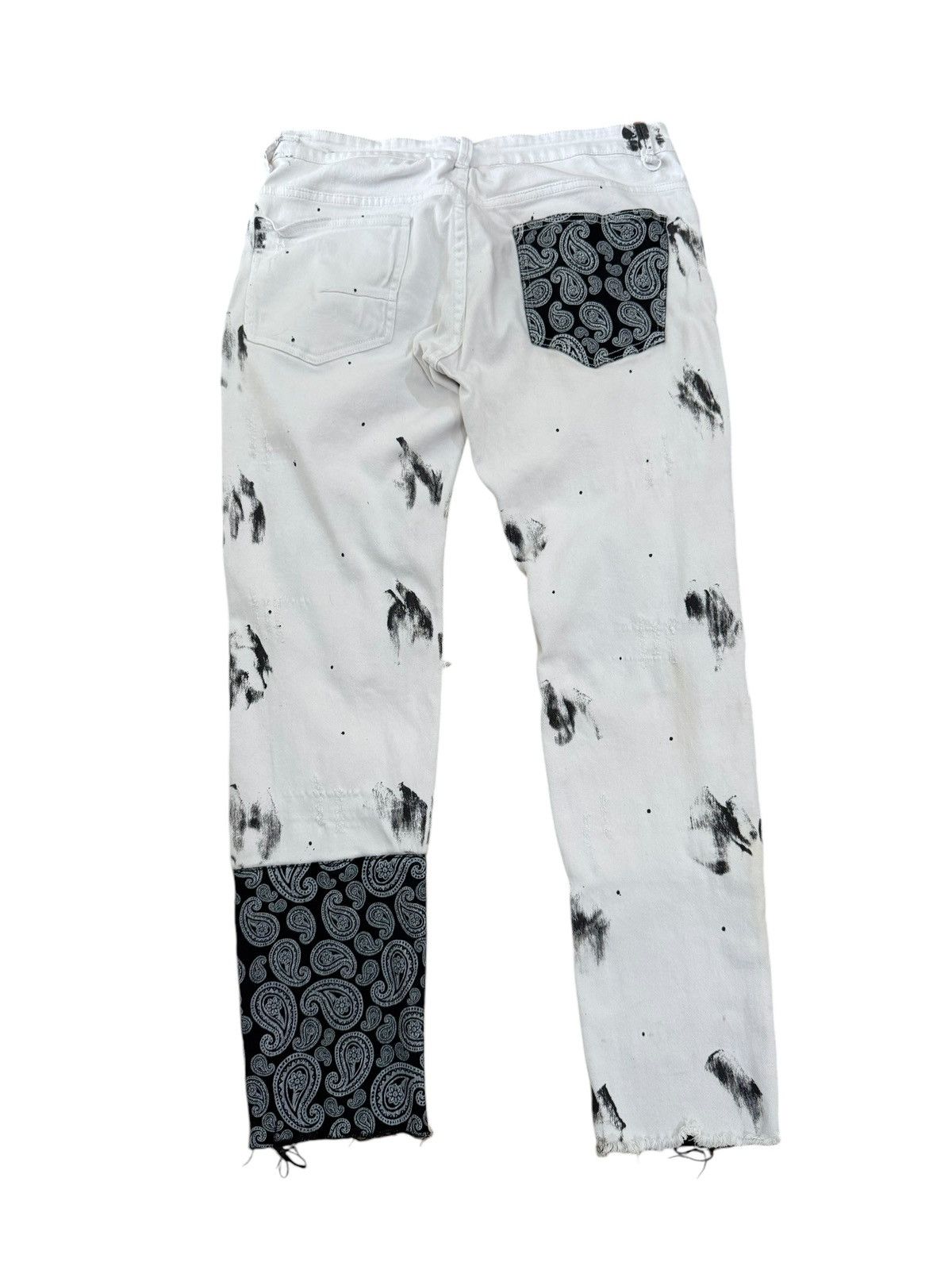 Japanese Brand × Kapital Japanese Brand Novamen Distressed Bandana Destroyed Jeans Size US 34 / EU 50 - 2 Thumbnail
