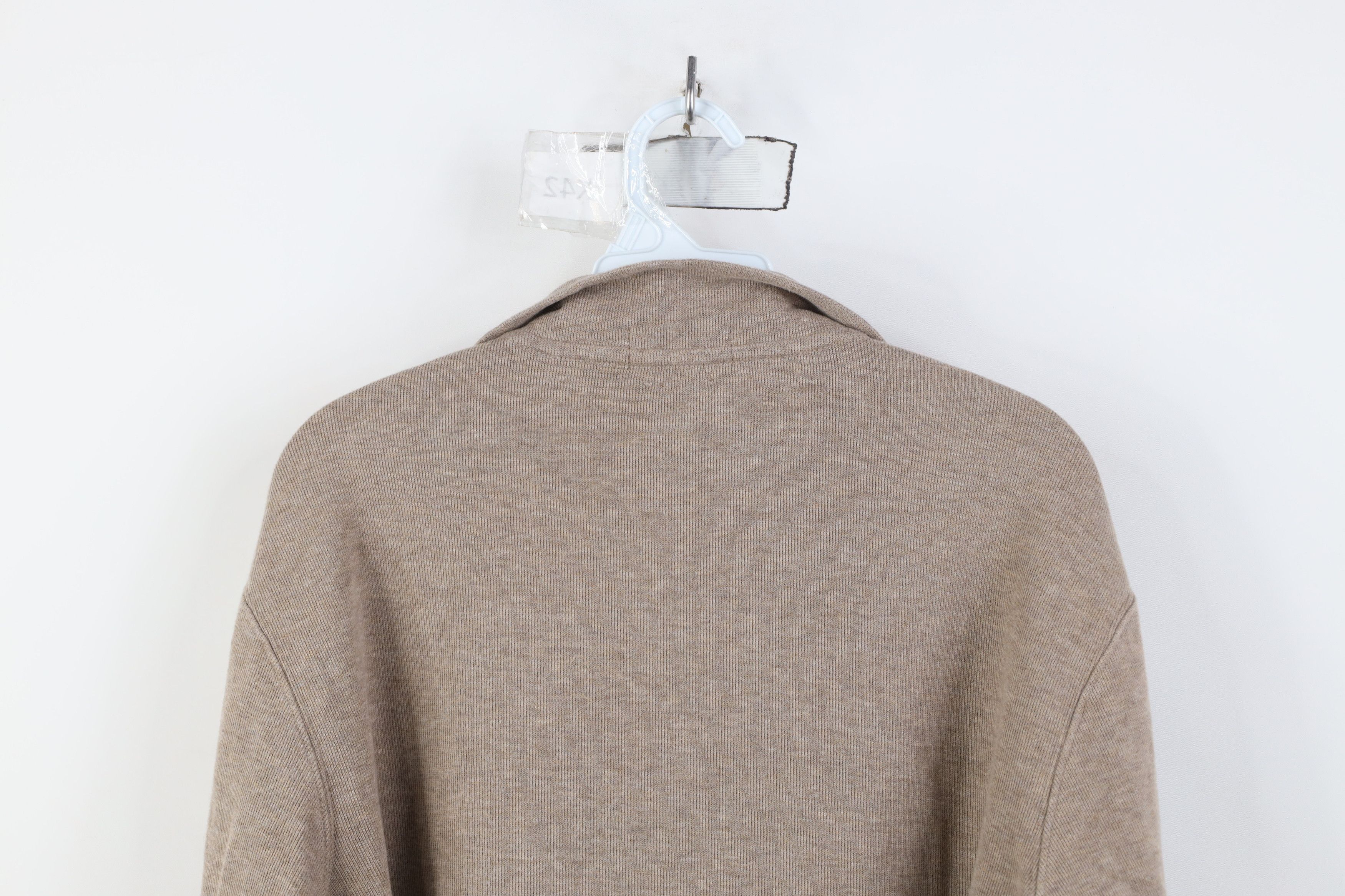 Ralph Lauren Vintage Ralph Lauren Cotton Ribbed Knit 1/4 Half Zip Sweater Size US L / EU 52-54 / 3 - 11 Thumbnail