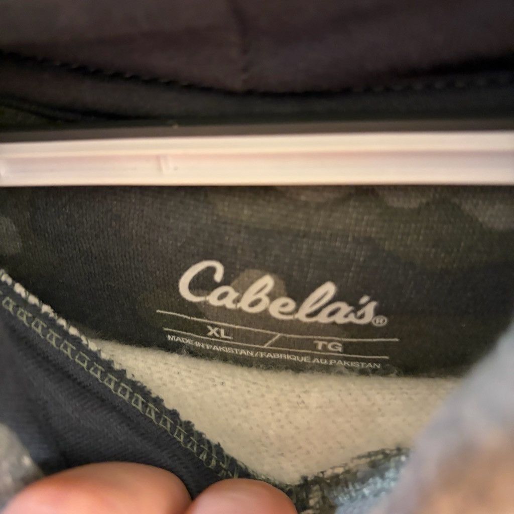 Cabelas Cabelas Camo Hoodie Cowboy Size US L / EU 52-54 / 3 - 3 Thumbnail