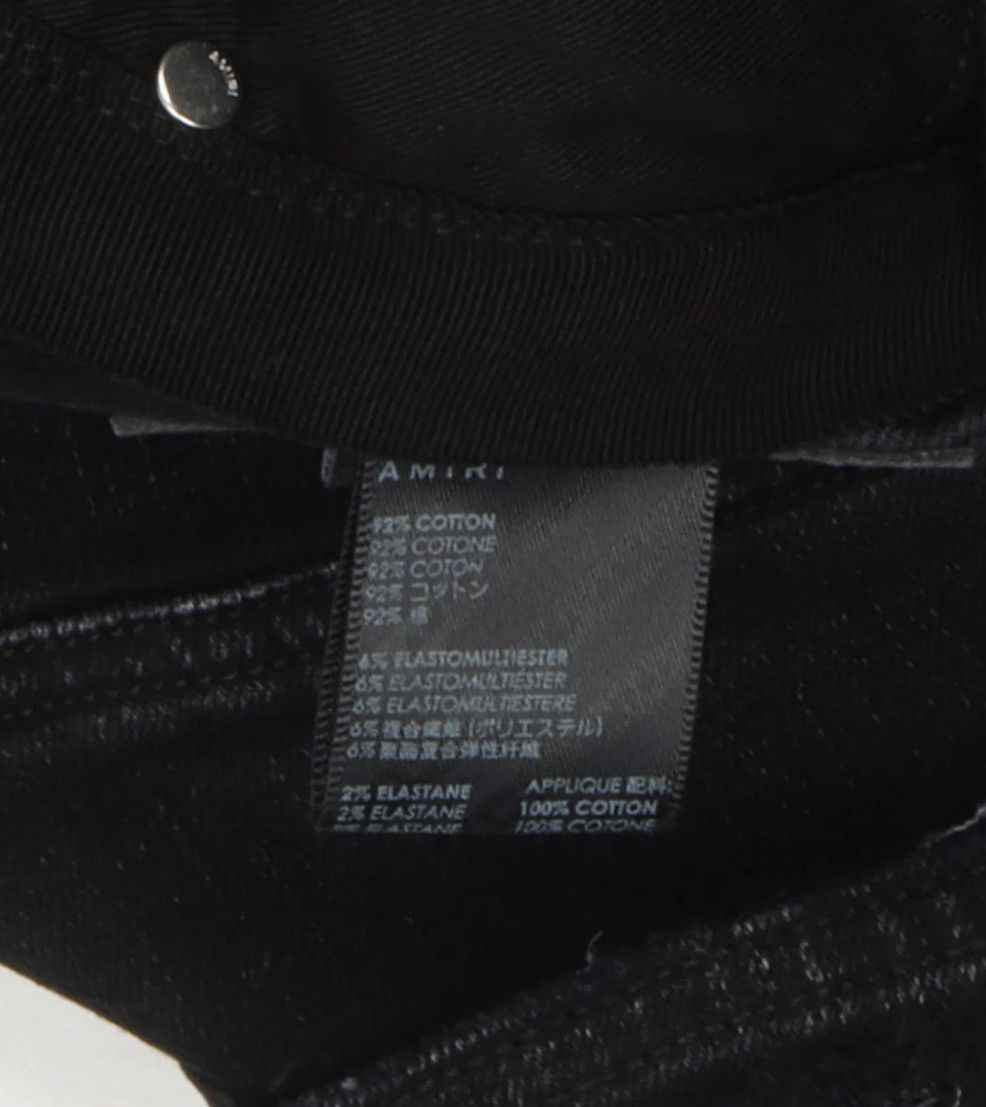 Amiri Amiri Black Bandana Art Patch Jeans Size US 32 / EU 48 - 4 Thumbnail