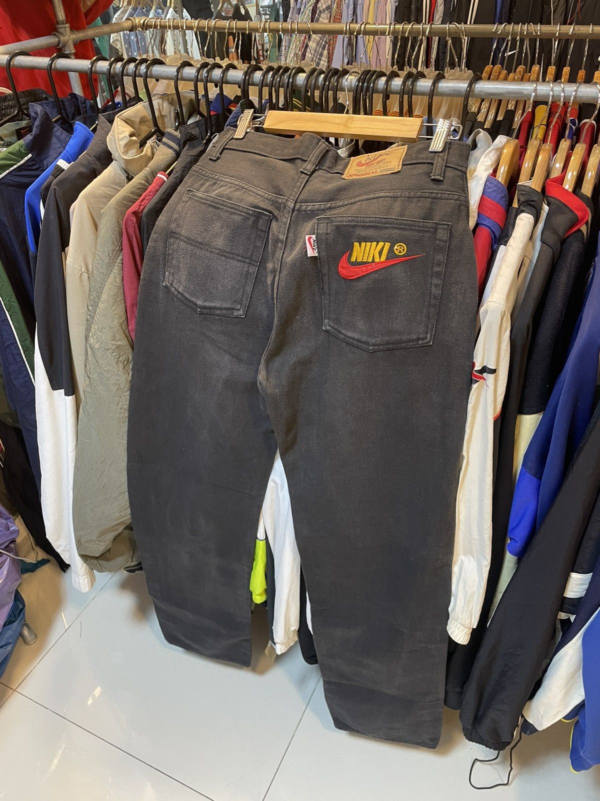 Nike Vintage Nike Denim Pants Size US 30 / EU 46 - 1 Thumbnail