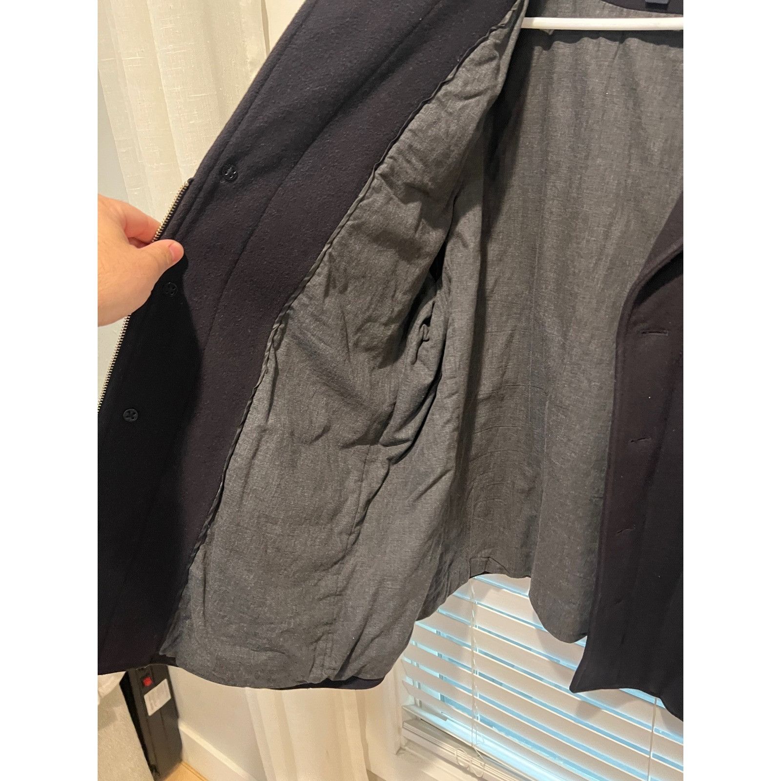 Banana Republic Banana Republic XXL Blue Wool Blend Military Style Jacket Co Size US XXL / EU 58 / 5 - 6 Thumbnail