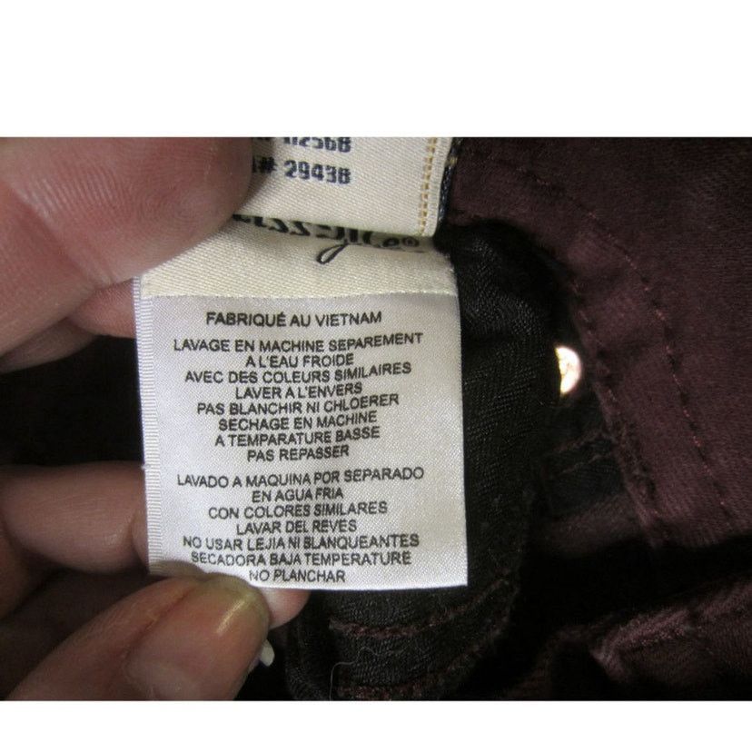 Miss Me Y2K Garnet Burgundy Skinny Jeans Mid Rise Miss Me Size 26 Size 26" / US 2 / IT 38 - 6 Thumbnail