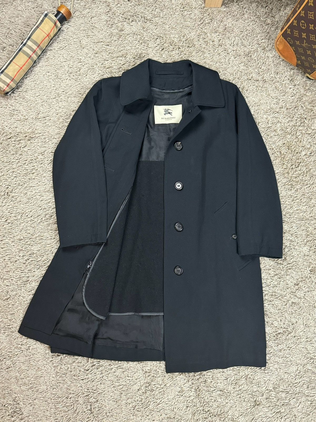 Burberry × Vintage Black trench coat Burberry original luxury streetwear item Size M / US 6-8 / IT 42-44 - 1 Thumbnail