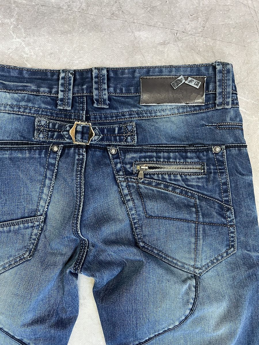 Seditionaries Rare washed japanese zipper pants rick owens style y2k Size US 33 - 9 Thumbnail