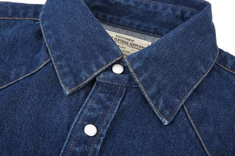 Japanese Brand Vintage Raw Classic Denim Shirt Size US XL / EU 56 / 4 - 3 Thumbnail