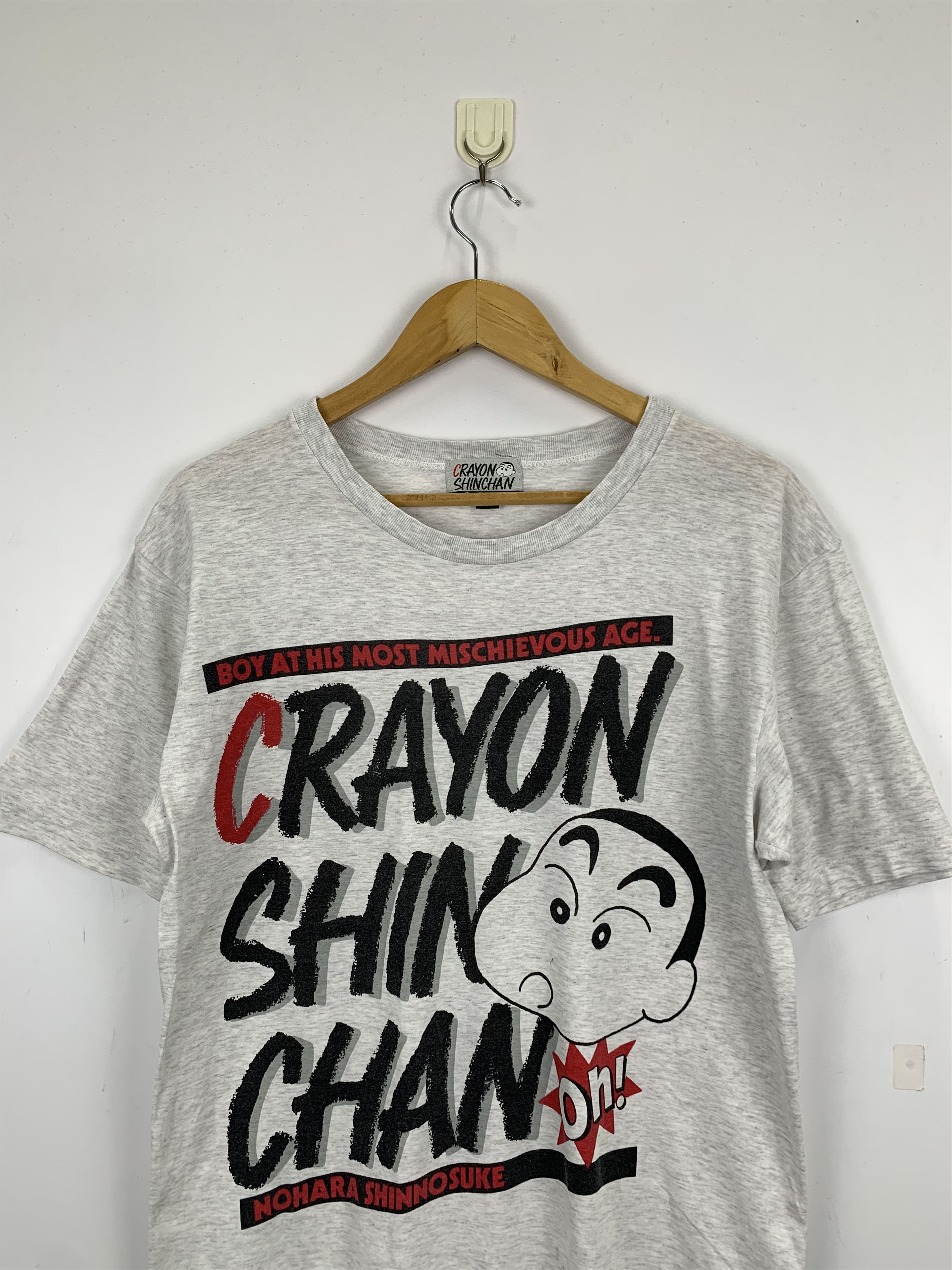 Anime × Japanese Brand × Vintage Vintage 90s Crayon Shinchan Japanese Anime T Shirt TA0036 Size US M / EU 48-50 / 2 - 2 Thumbnail