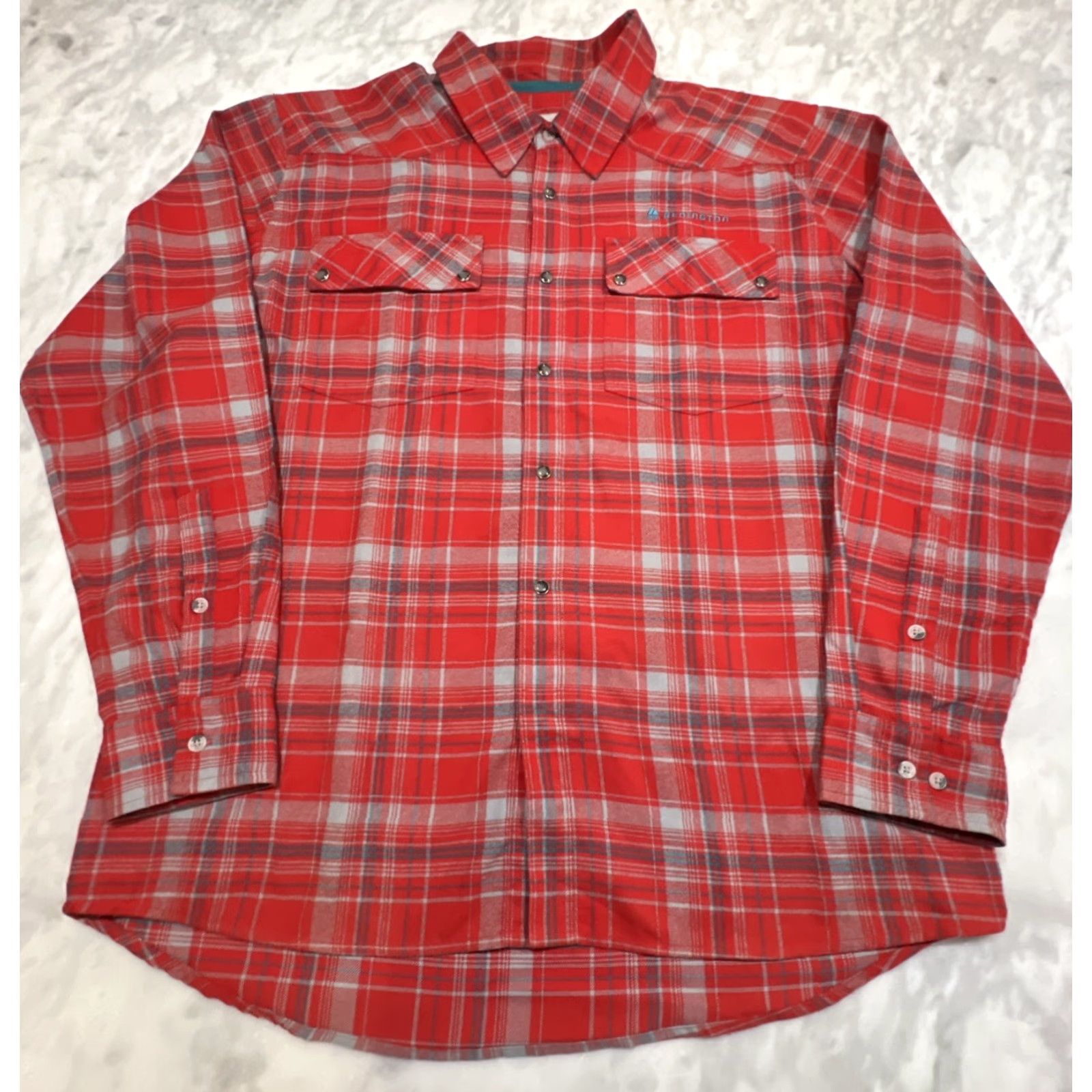 Vintage Redington Fly Fishing & Tackle Flannel Pearl Snap Shirt Men XL Long Sleeve Plaid Size US XL / EU 56 / 4 - 3 Thumbnail