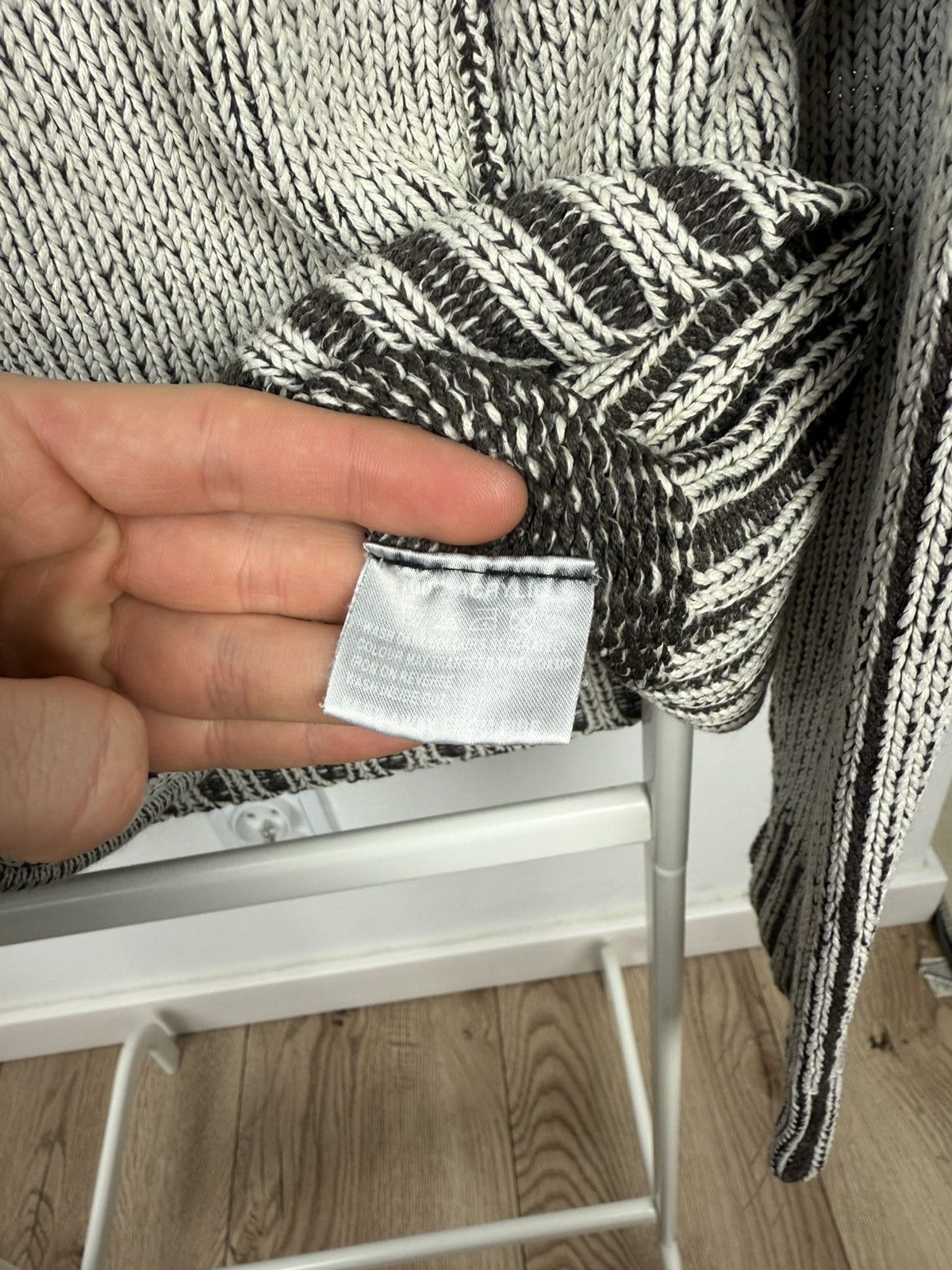 Japanese Brand Avant Garde Japan knit zip sweater Size US L / EU 52-54 / 3 - 8 Thumbnail
