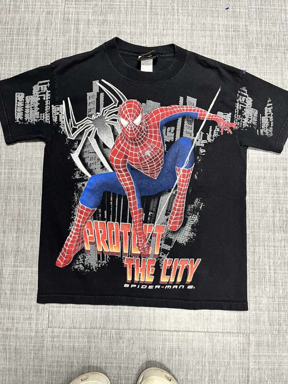 Marvel Comics × Vintage VTG 2004 Spider Man 2 Promo Tee Size US S / EU 44-46 / 1 - 1 Thumbnail