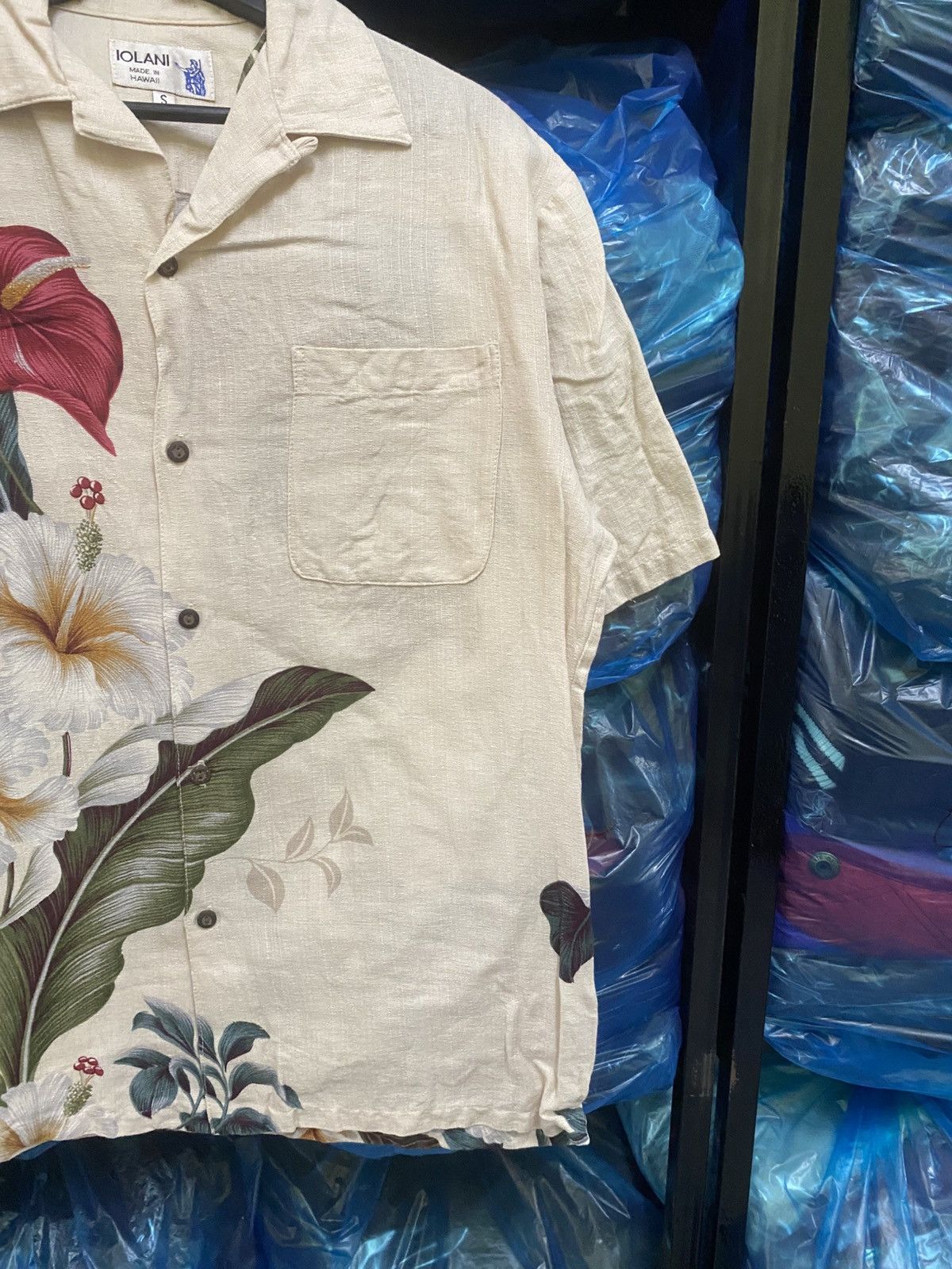 IOLANI Vintage Iolani Made in Hawaii Floral Aloha Shirt 100% Cotton Size US S / EU 44-46 / 1 - 7 Thumbnail