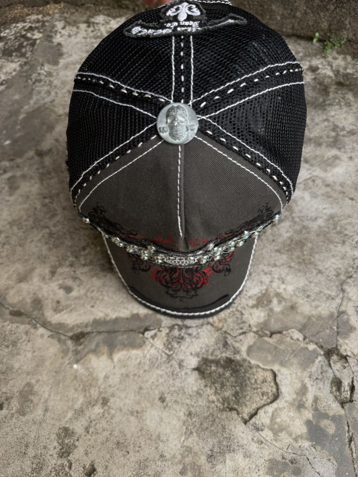 If Six Was Nine × Japanese Brand × Le Grande Bleu (L.G.B.) Y2k Studded Skull Laguna Beach Ifsixwasnine Lgb Style Size ONE SIZE - 8 Thumbnail