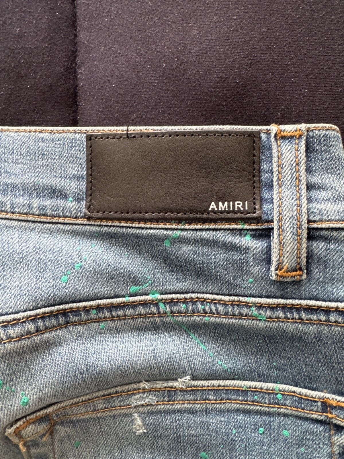 Amiri AMIRI Denim Size 31 Teal Distressing Size US 31 - 5 Thumbnail