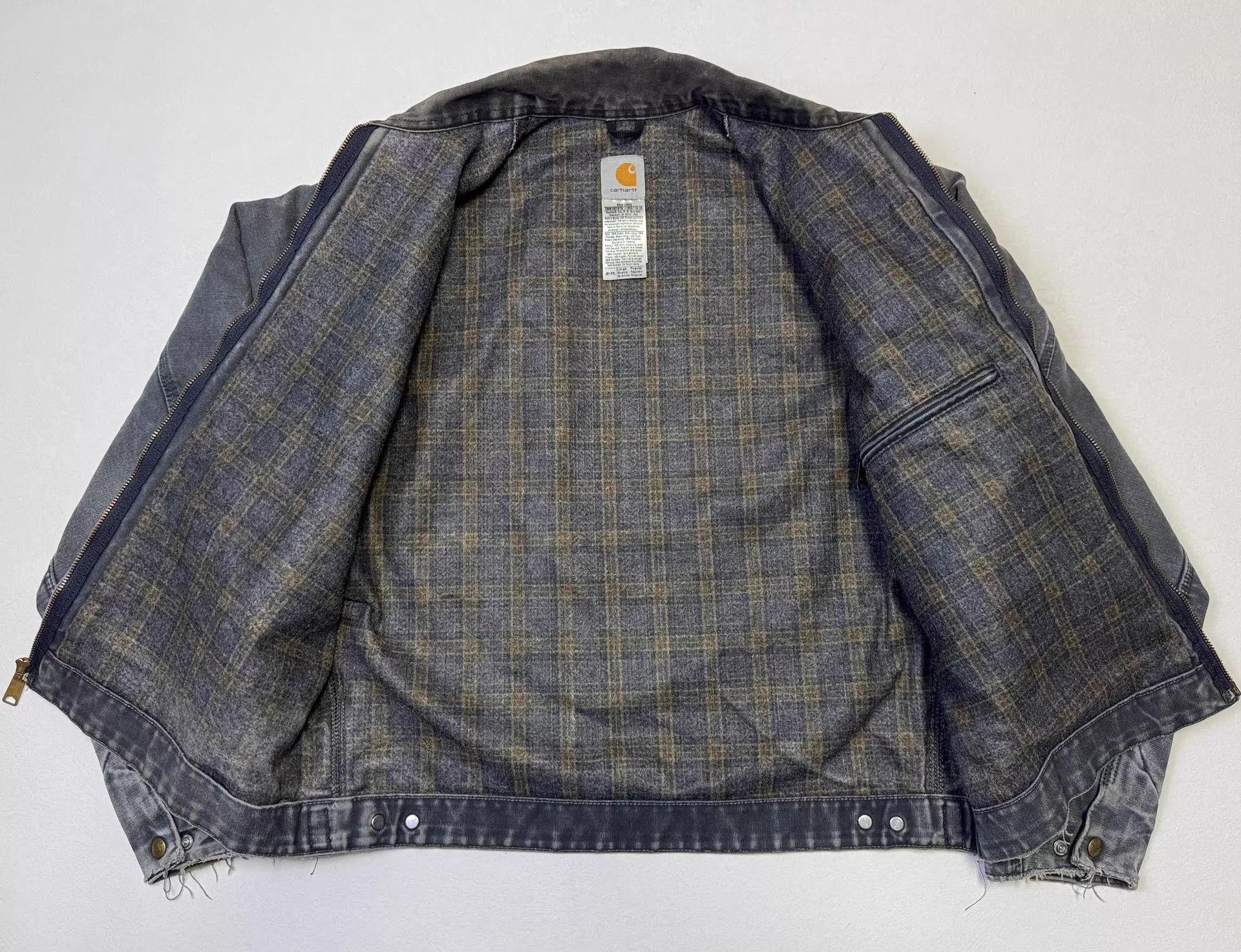 Carhartt Vintage Carhartt J97 Detroit Jacket Gasoline Blue L Size US L / EU 52-54 / 3 - 3 Thumbnail